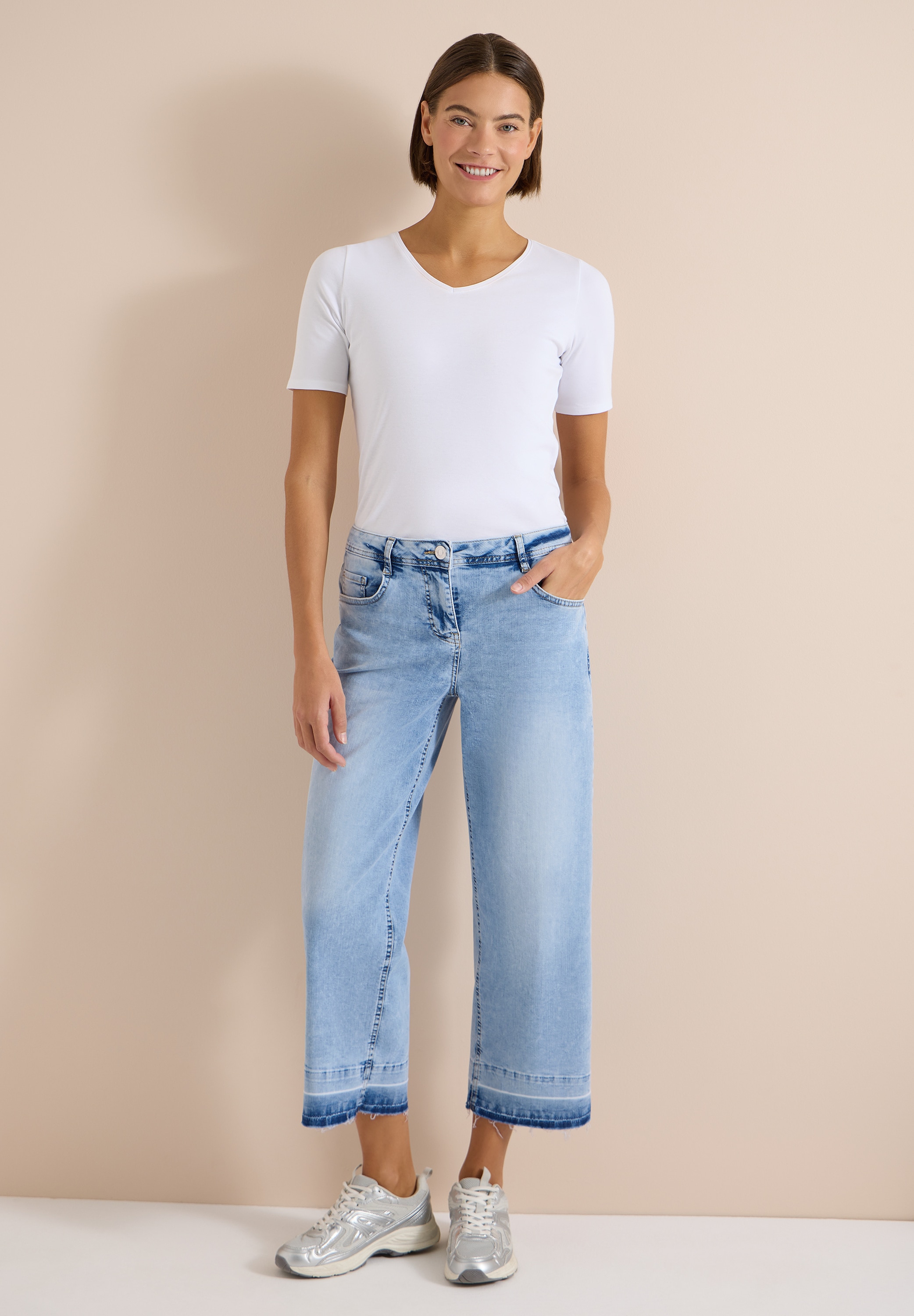 Cecil Loose-fit-Jeans mit Wide Legs
