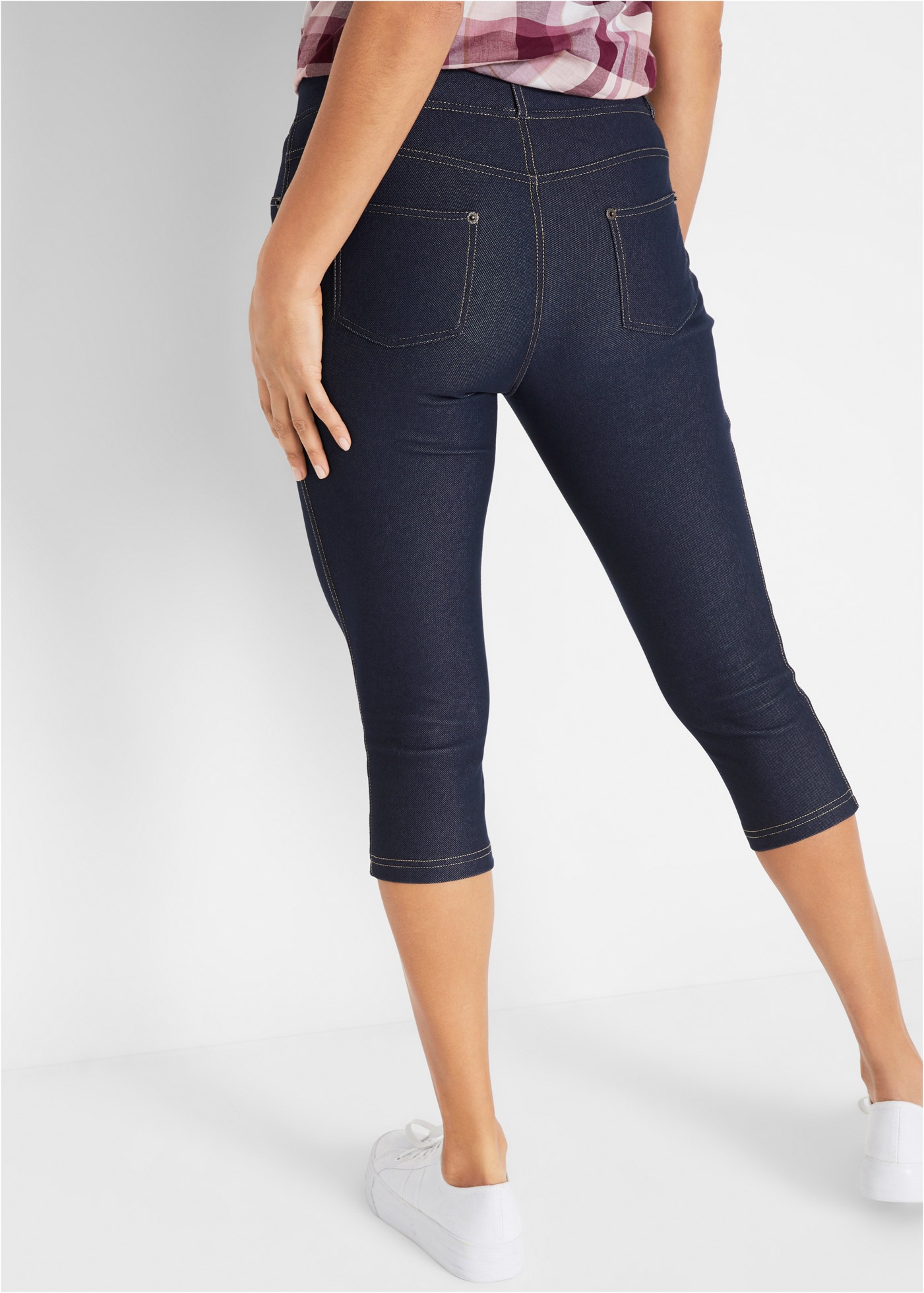bonprix Caprileggings Capri-Leggings in Jeansoptik günstig online kaufen