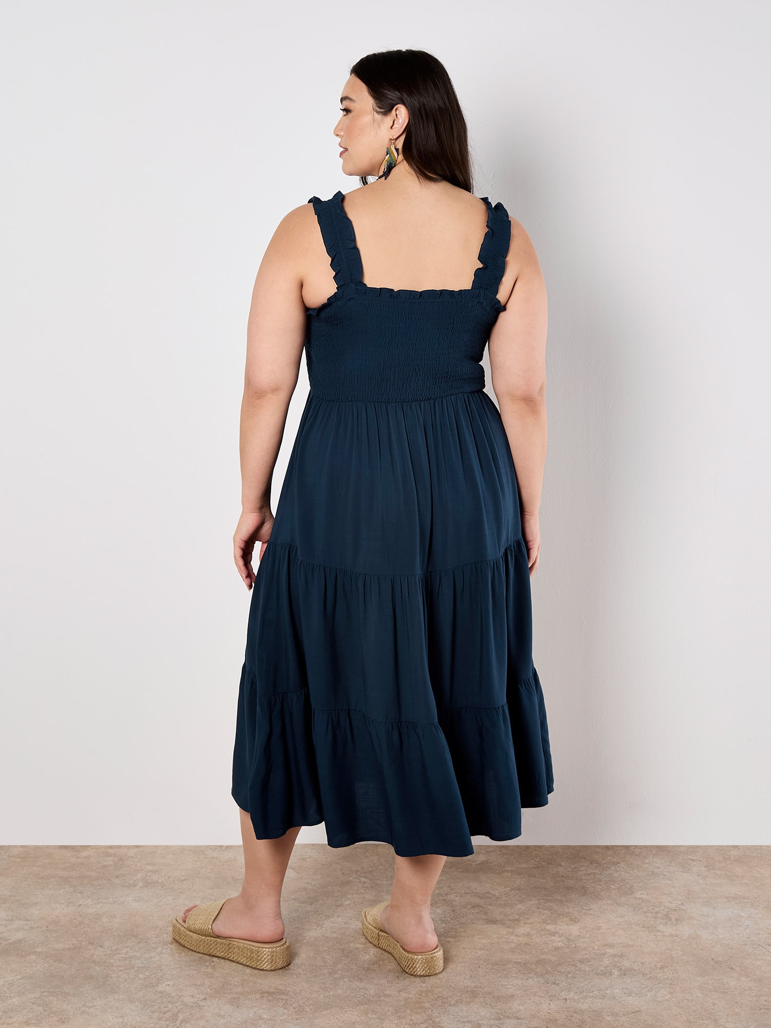 Apricot Midikleid »Midikleid« mit Smockdetails
