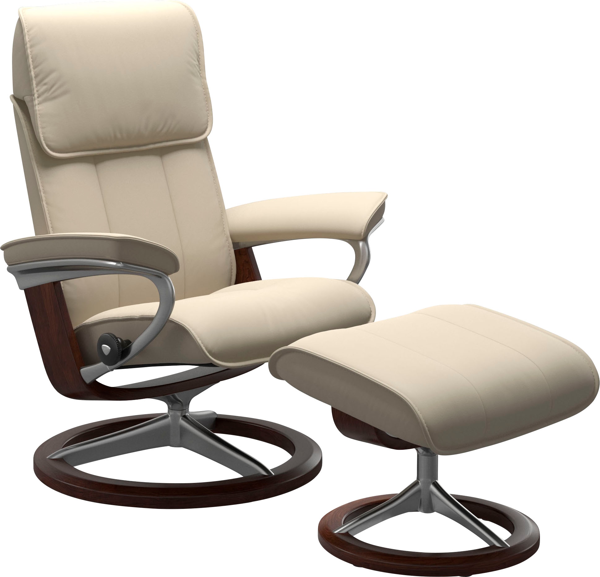 Stressless Relaxsessel "Admiral" mit Signature Base, Größe M & L, Gestell Braun