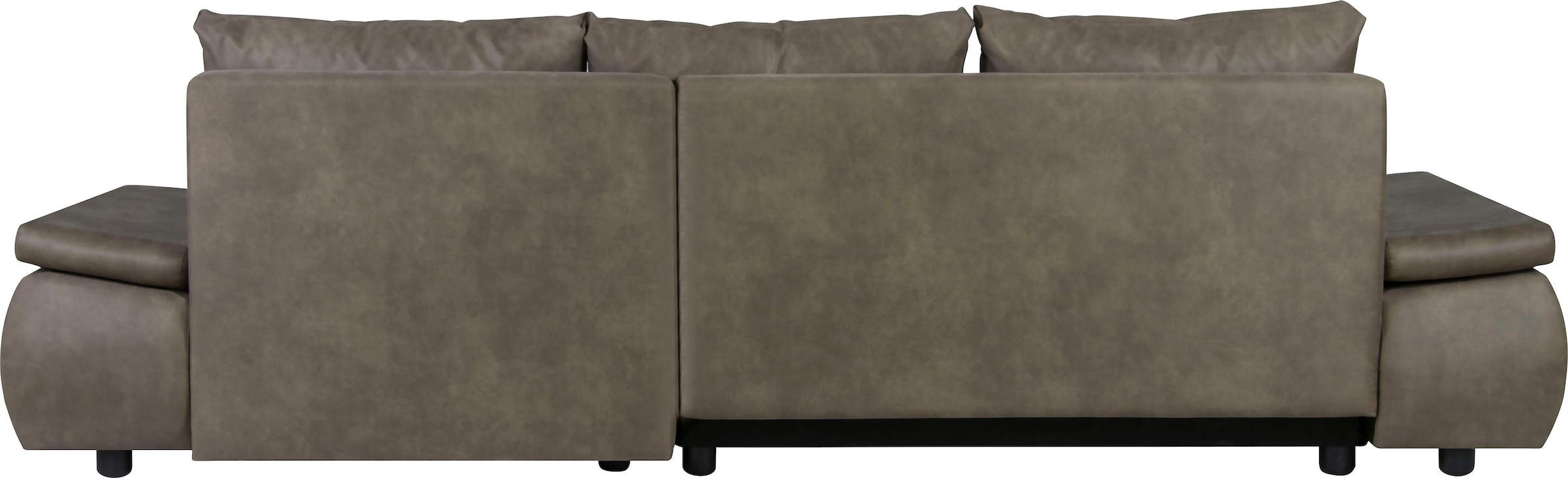 Home affaire Ecksofa »Acra L-Form«, mit Bettfunktion und Bettkasten, in Mattenoptik