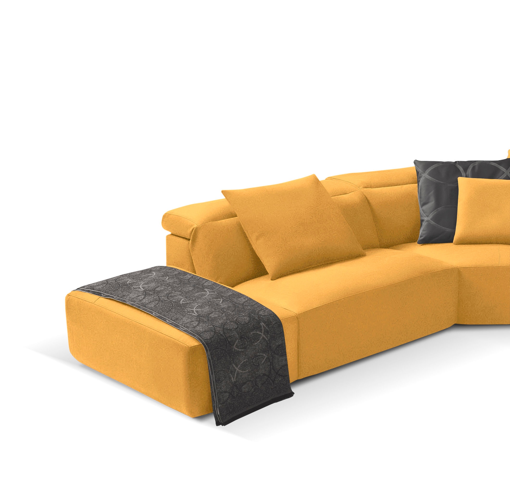 Thumbnail - Egoitaliano Ecksofa "Beverly, extravangantes Designsofa mit erstklassigem Sitzkomfort" wahlweise mit elektrischer Relaxf...