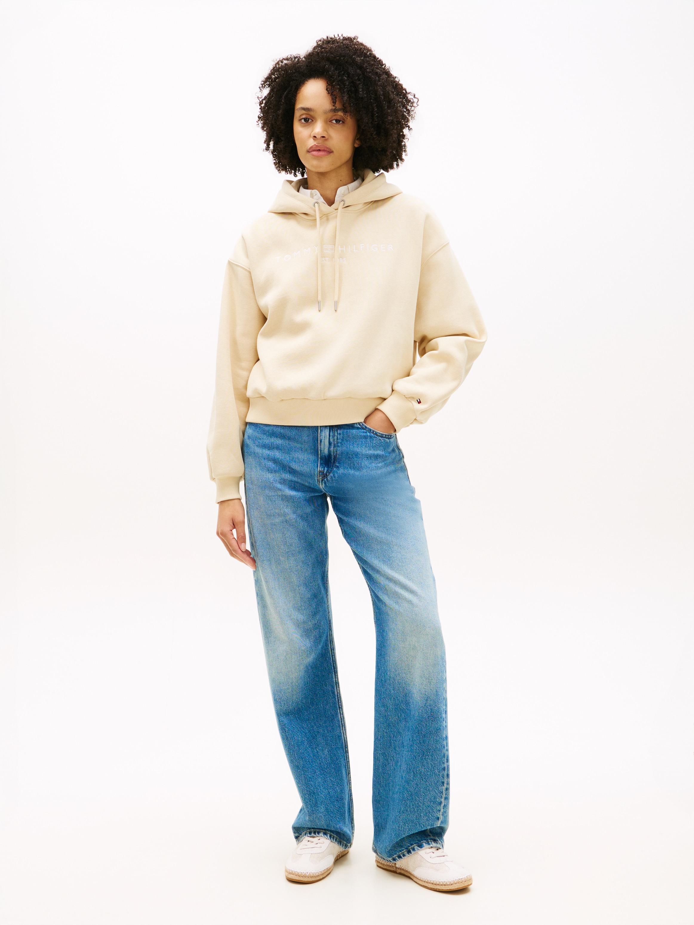 Tommy Hilfiger Kapuzensweatshirt »CORP LOGO MDRN HOODIE«
