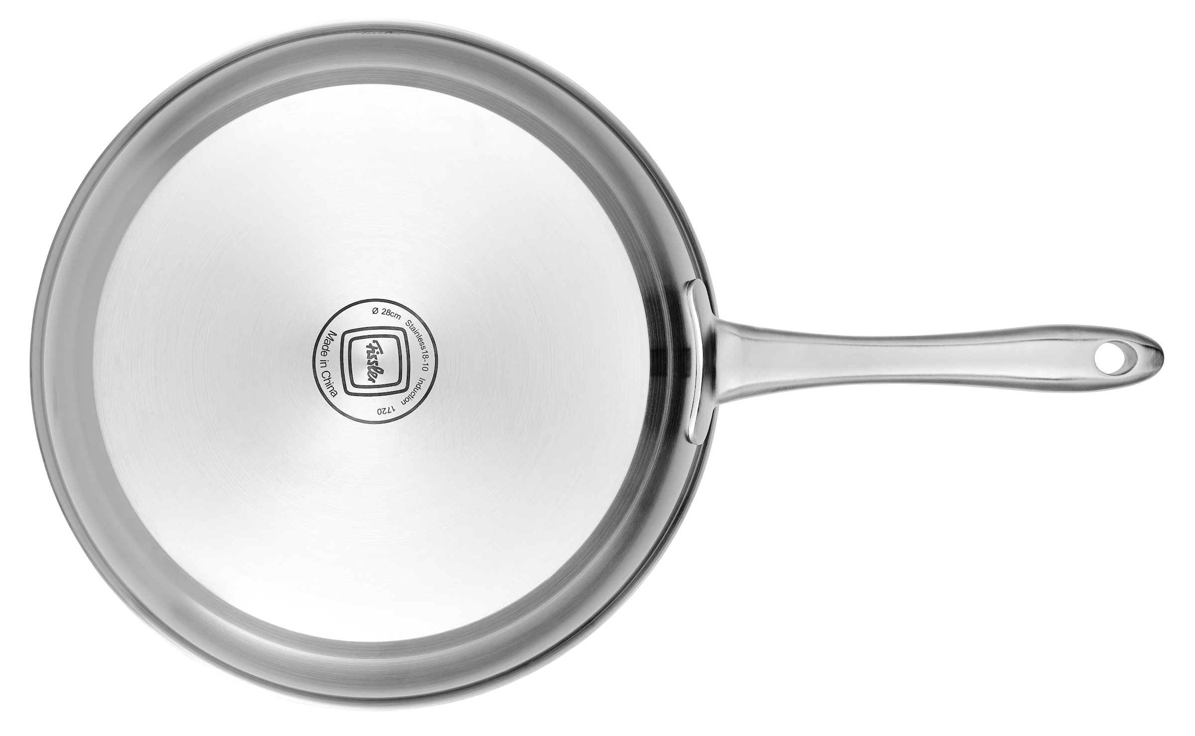 Fissler Pfannen-Set »Catania« Edelstahl 18/10 Set, Ø 24 cm + 28 cm, 2 Stk. tlg. Backofen- und Spülmaschinengeeignet, Inuktion