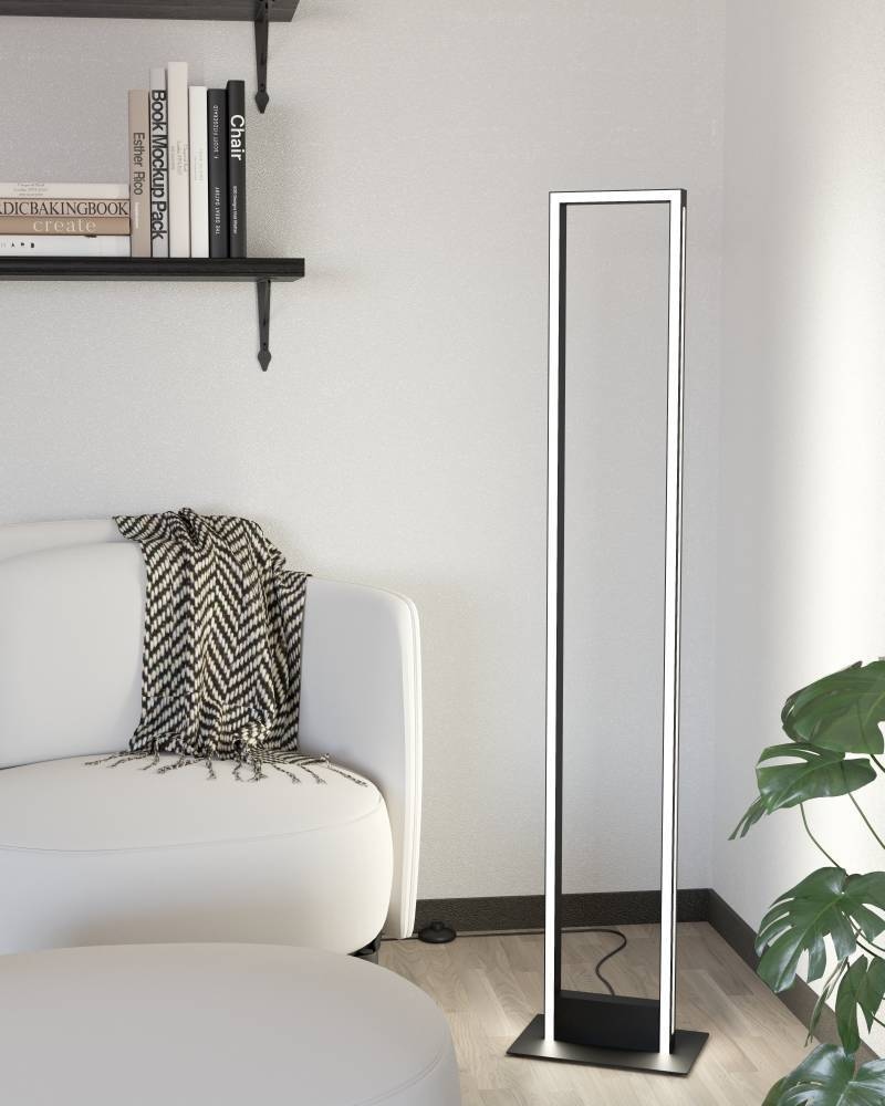 EGLO Stehlampe »SALVILANAS-Z«, 1 flammig, Leuchtmittel LED-Modul | LED wechselbar, dimmbare Standleuchte, ZigBee, App und Sprachsteuerung Alexa