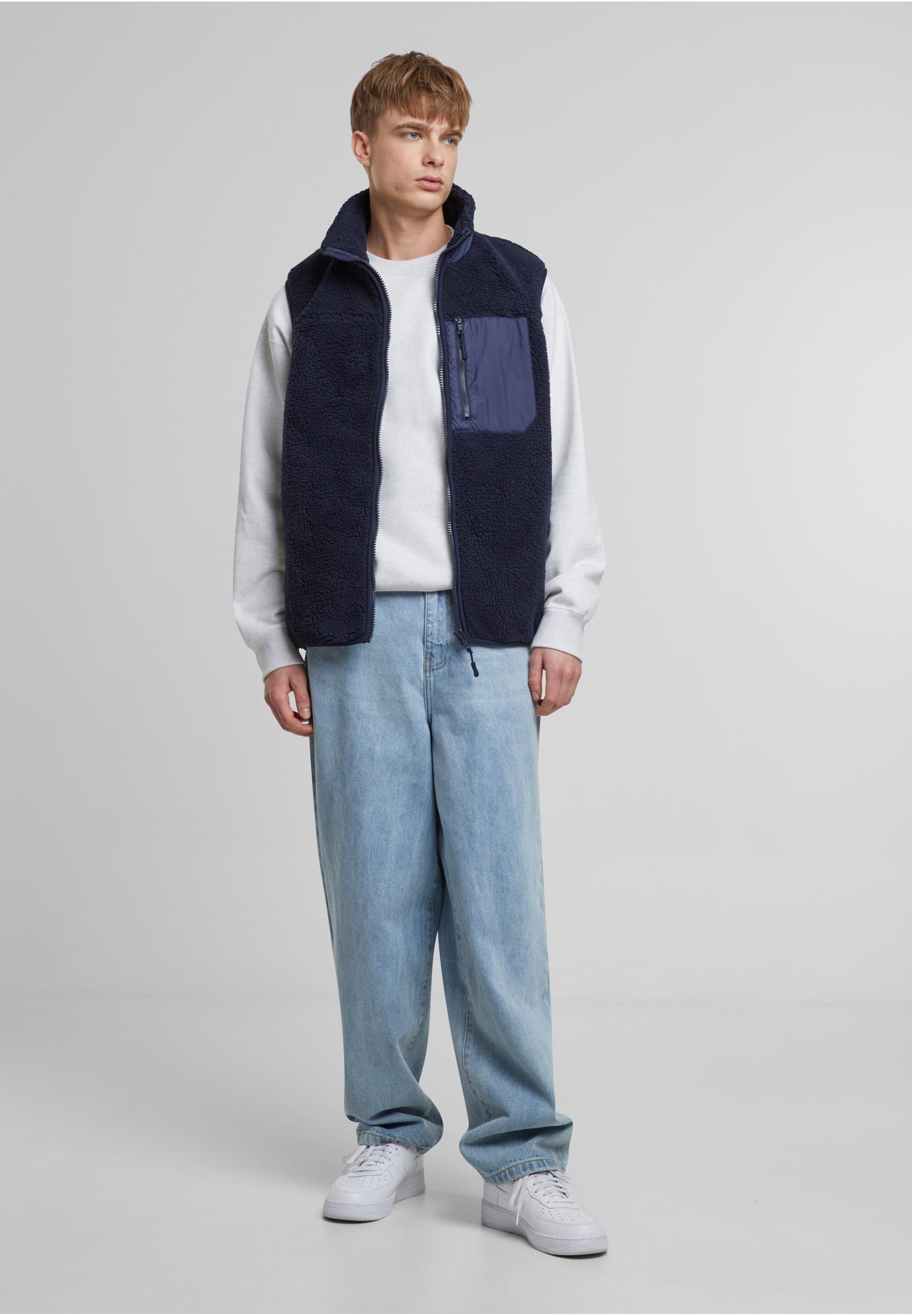 URBAN CLASSICS Steppweste »Urban Classics Sherpa Vest«, (1 tlg.)