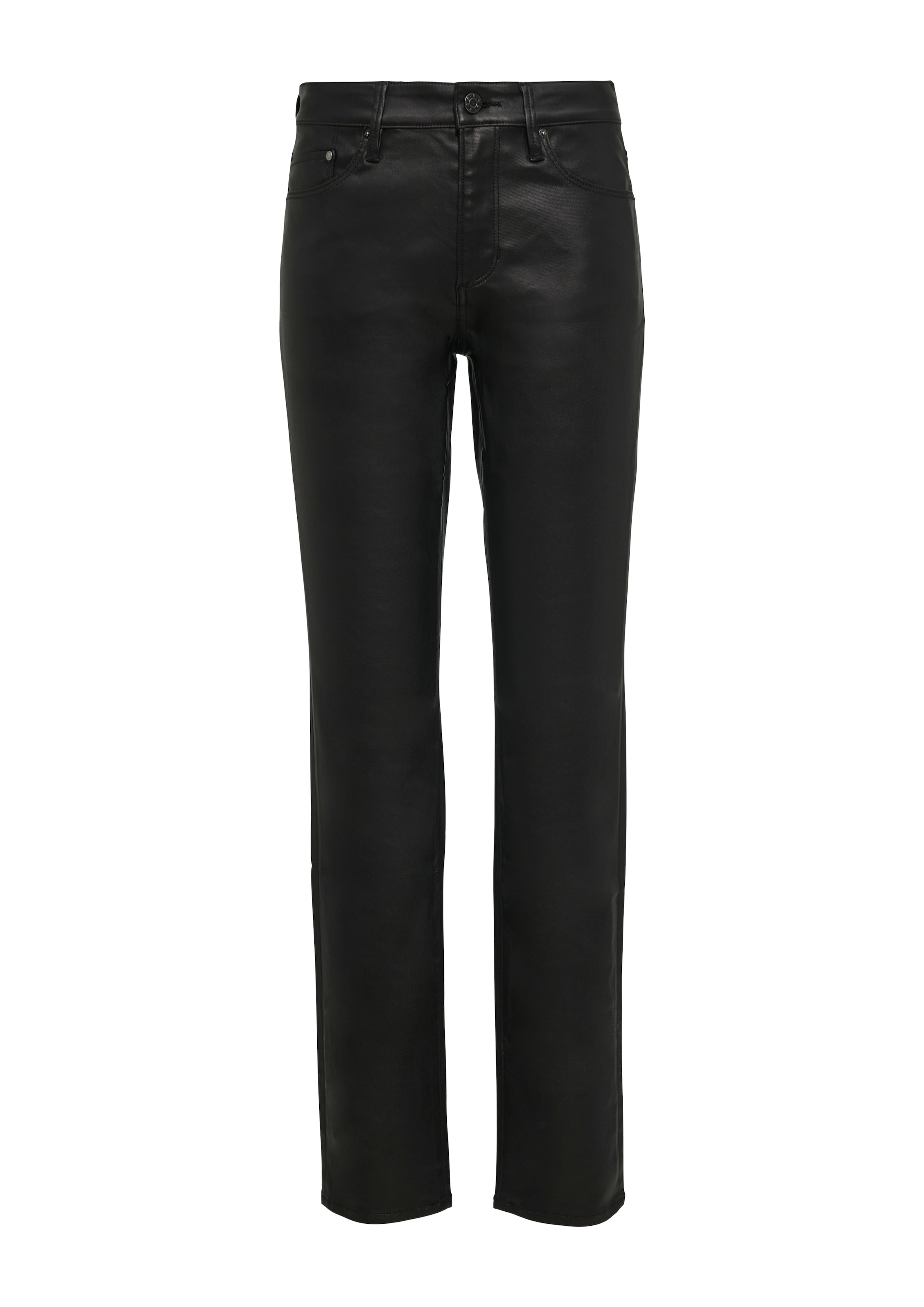 s.Oliver Slim-fit-Jeans, in Leder Optik