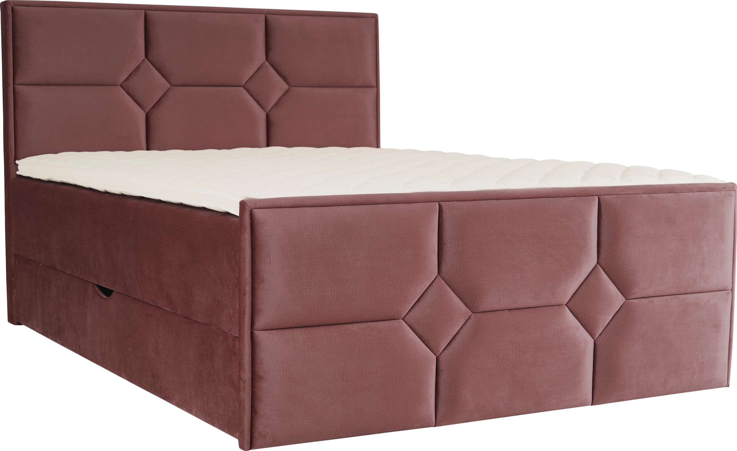 Leonique Boxspringbett »Ambre«, mit Taschen-Federkernmatratze