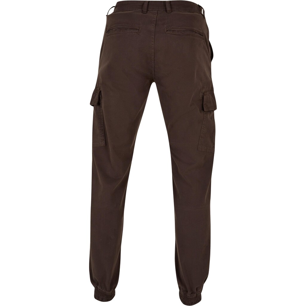 URBAN CLASSICS Cargohose »Urban Classics Herren Washed Cargo Twill Jogging Pants«, (1 tlg.)