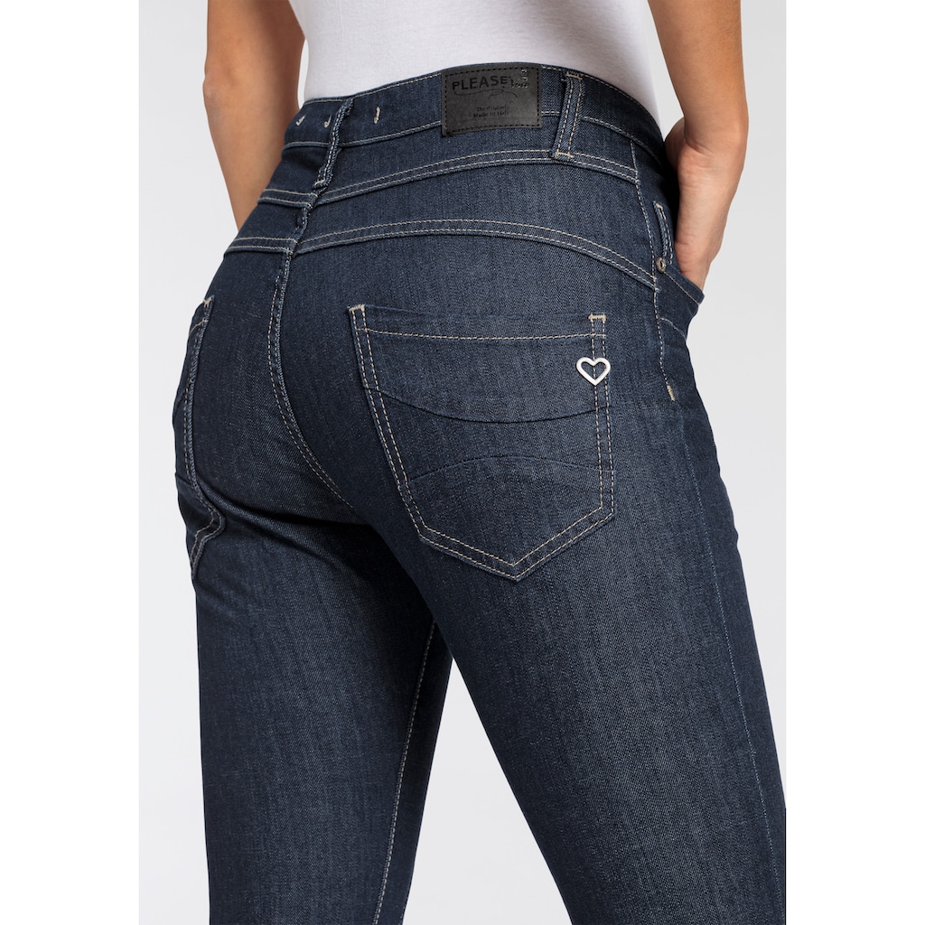 Please Jeans 5-Pocket-Jeans, Sichtbare Knopfleiste