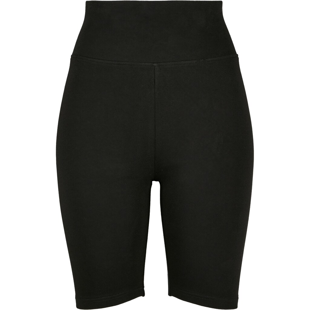 URBAN CLASSICS Stoffhose »Urban Classics Damen Ladies High Waist Cycle Shorts«, (1 tlg.)