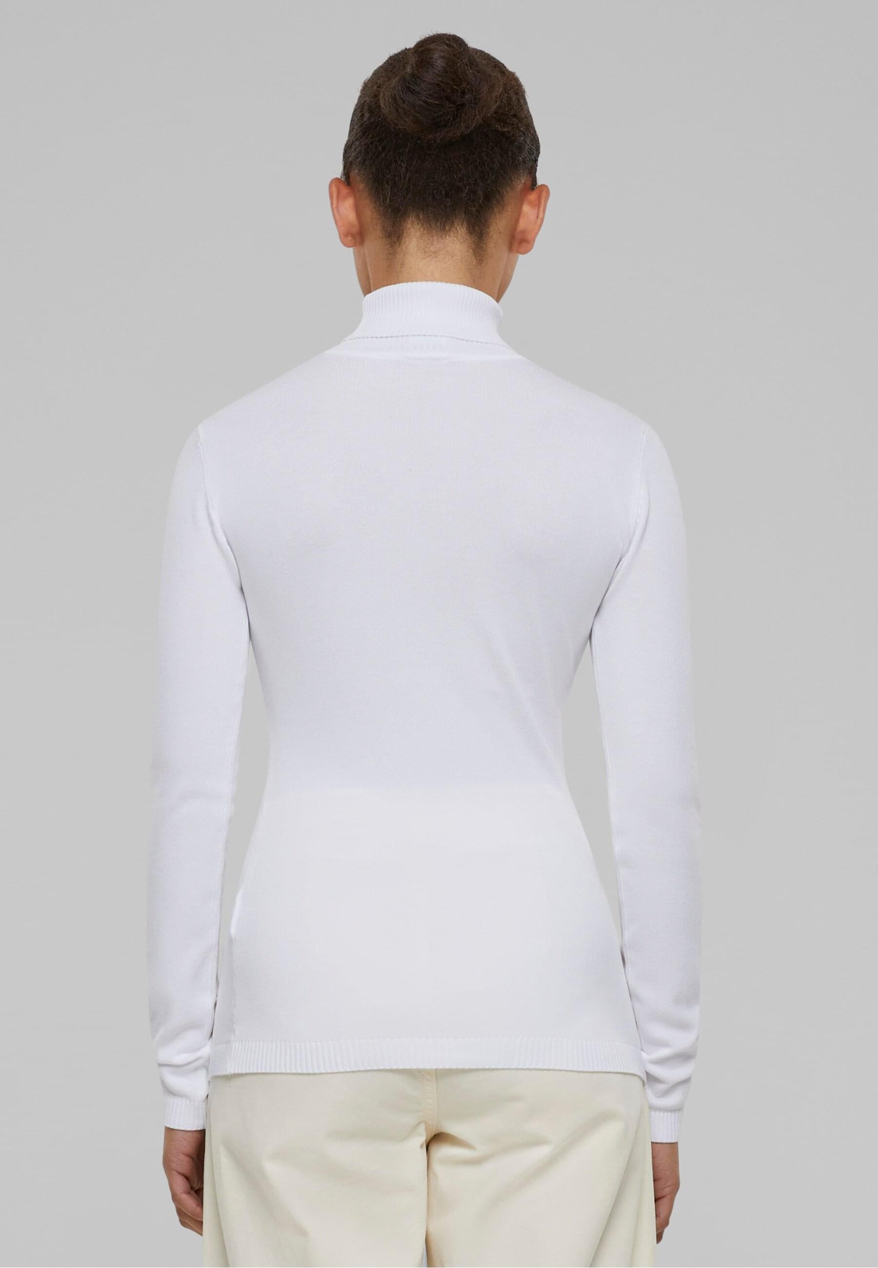 URBAN CLASSICS Rundhalspullover »Urban Classics Damen Ladies Knitted Turtleneck Sweater«, (1 tlg.)