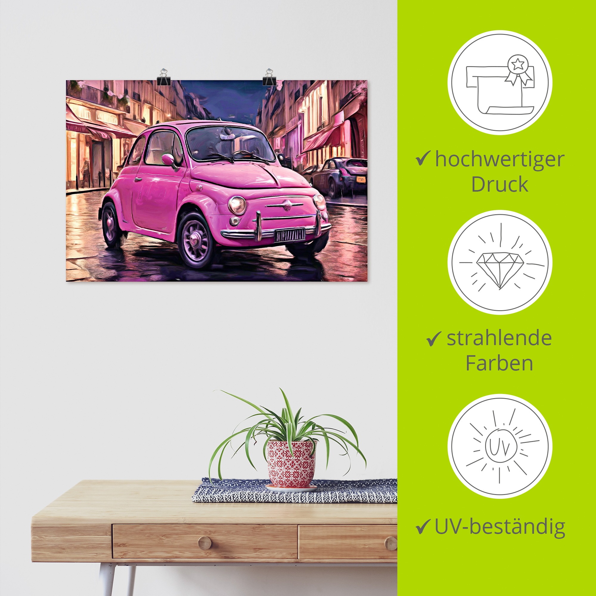 Artland Wandbild »Der kleine Italiener« 1 Stk. tlg. als Alubild, Leinwandbild, Poster, Wandaufkleber in verschied. Größen