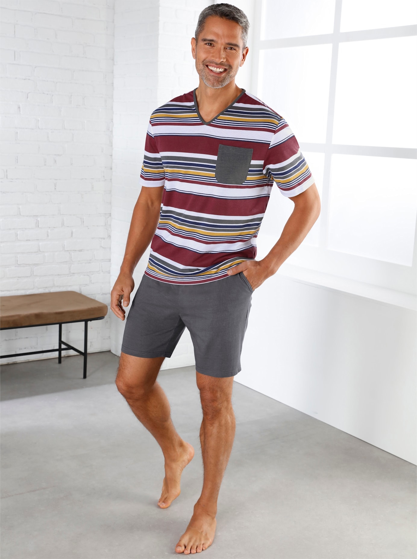 Pyjamaoberteil "Schlafanzug-Shirt", 1 Stk. günstig online kaufen