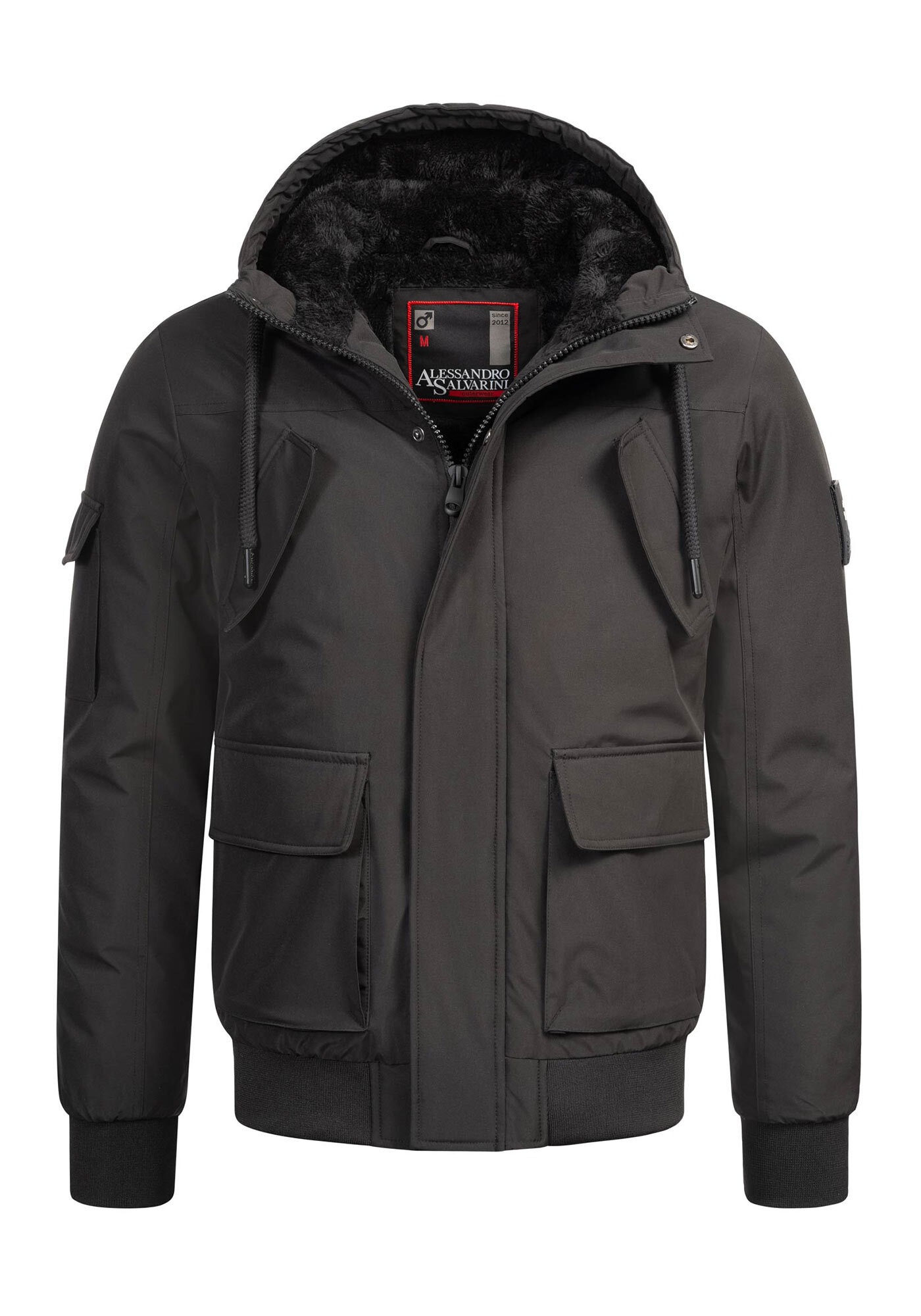 Alessandro Salvarini Winterjacke »ASNehlo« innen mit warmem Teddyfell