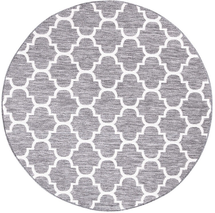 Carpet City Outdoorteppich »Outdoor 462«, rund, 5 mm Höhe, UV-beständig, Flachgewebe, auch in quadratischer Form erhältlich