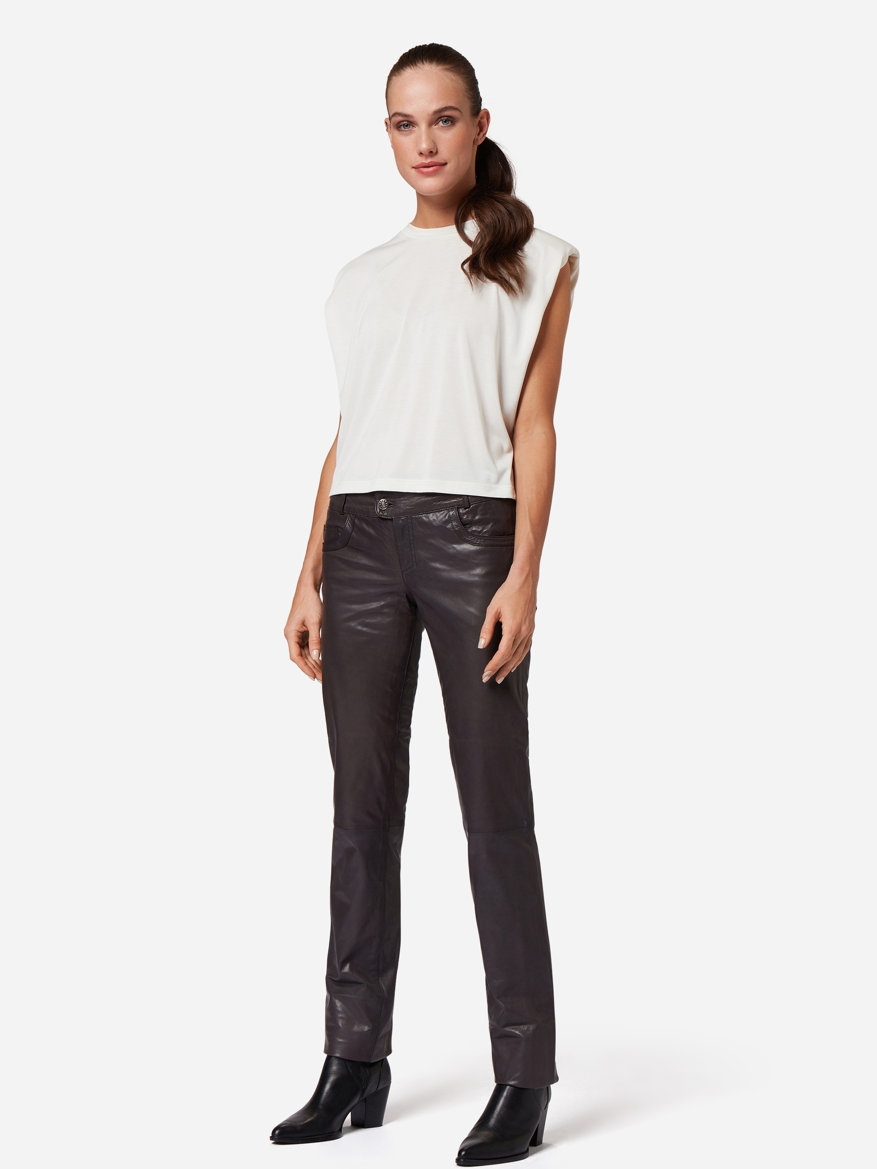 RICANO 5-Pocket-Hose »Lederhose Triston-B«  Handgefertigt aus echtem Leder