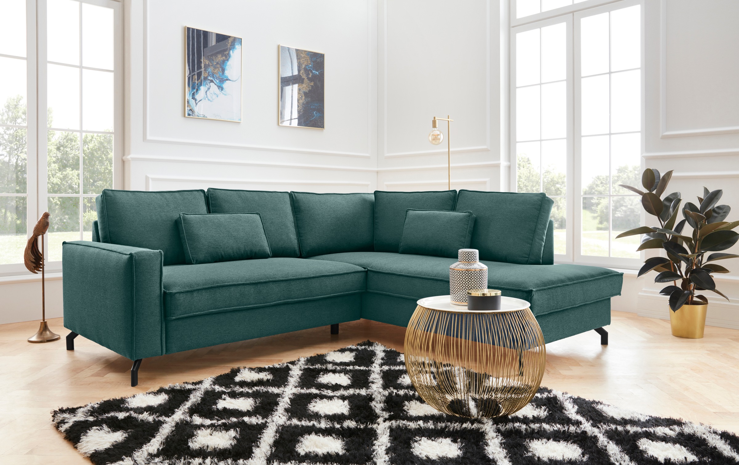 Exxpo Sofa Fashion Ecksofa Wahlweise Mit Bettfunktion Und Bettkasten Bestellen Baur