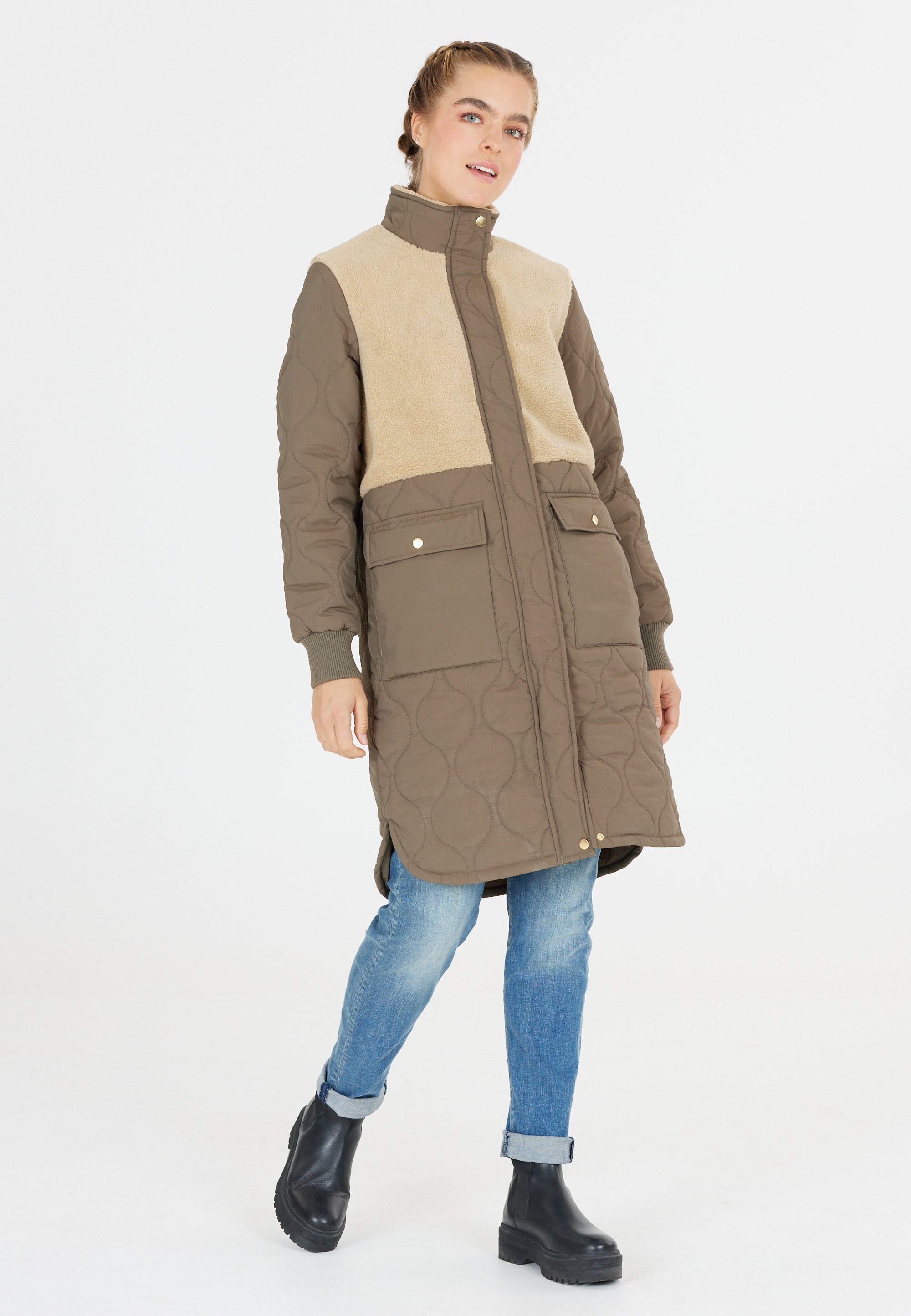 WEATHER REPORT Kurzmantel »Hollie«, in legerem Design