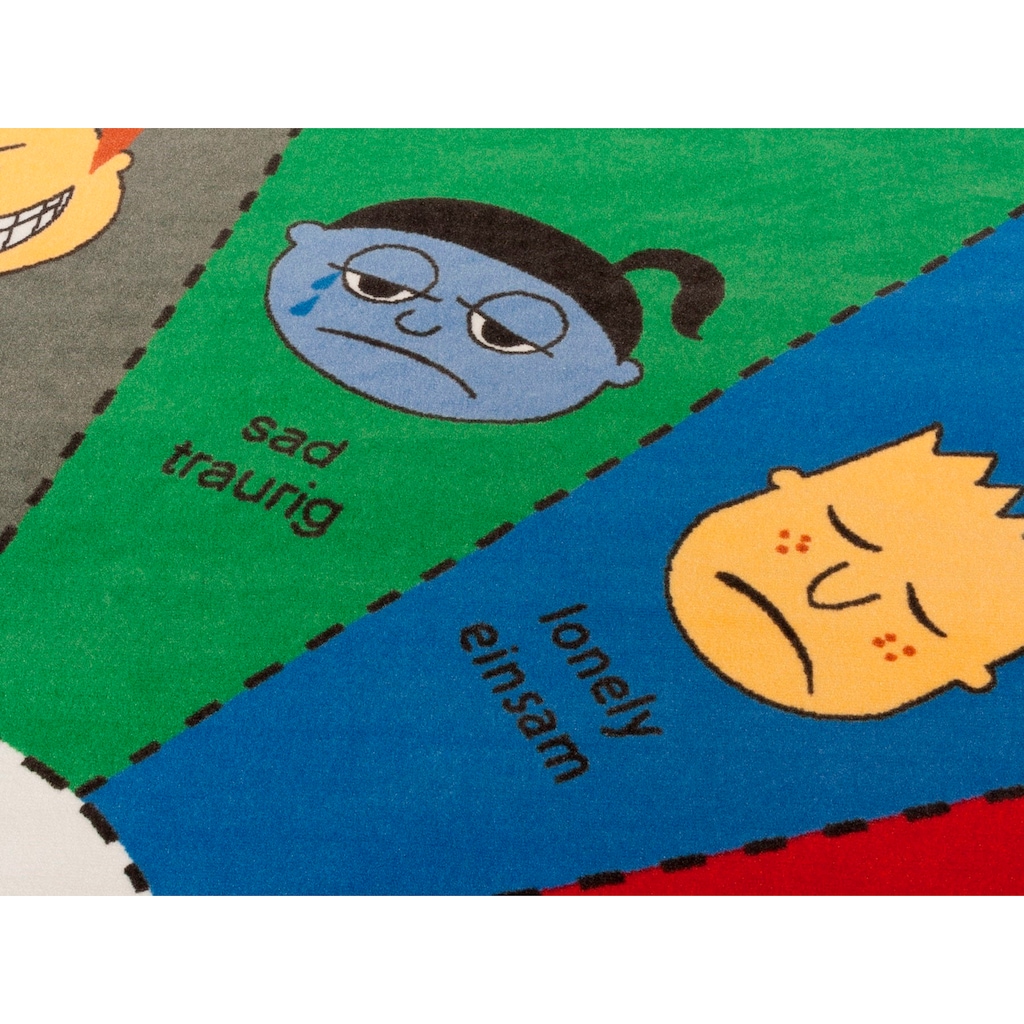 Primaflor-Ideen in Textil Kinderteppich »EMOTIONS«, rechteckig