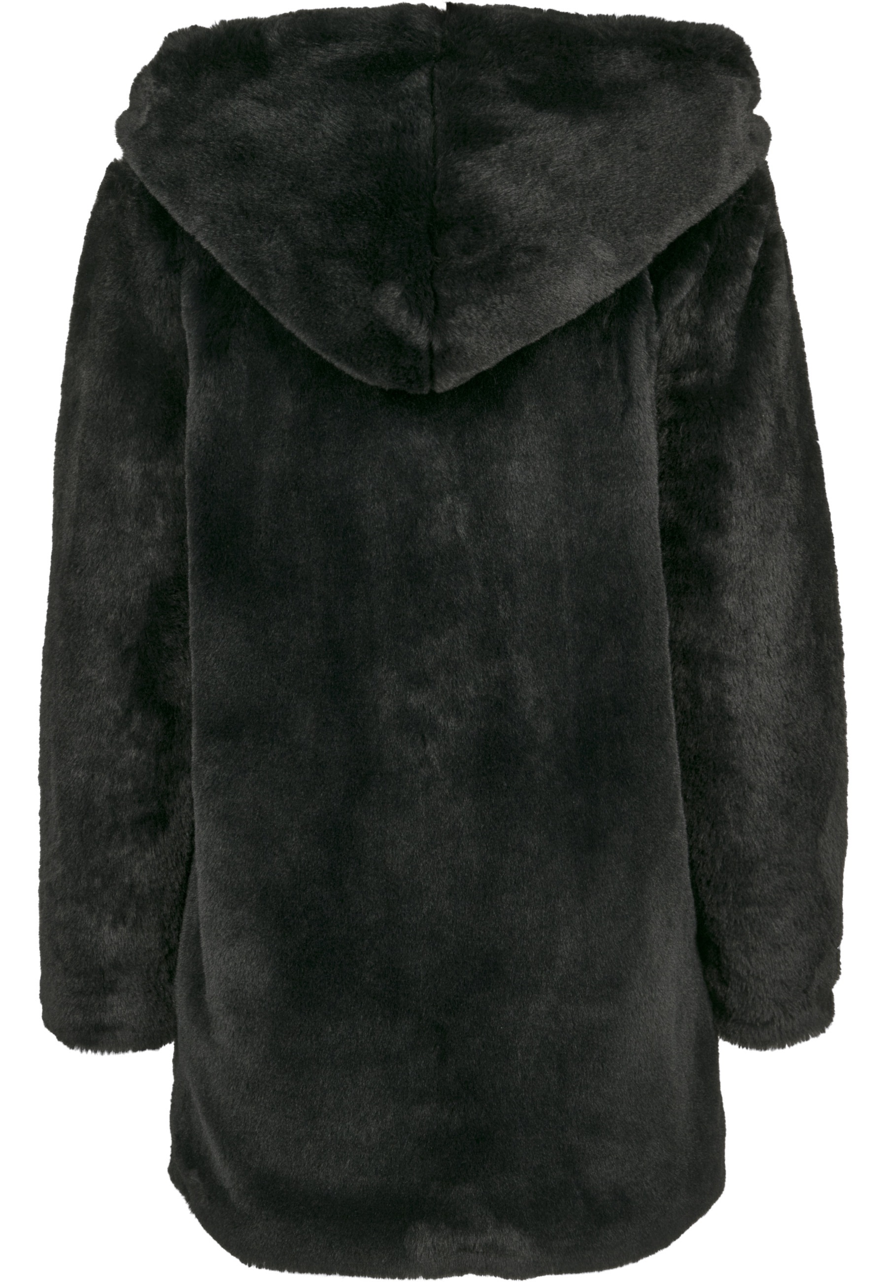 URBAN CLASSICS Parka »Urban Classics Damen Ladies Hooded Teddy Coat« 1 Stk. tlg. ohne Kapuze