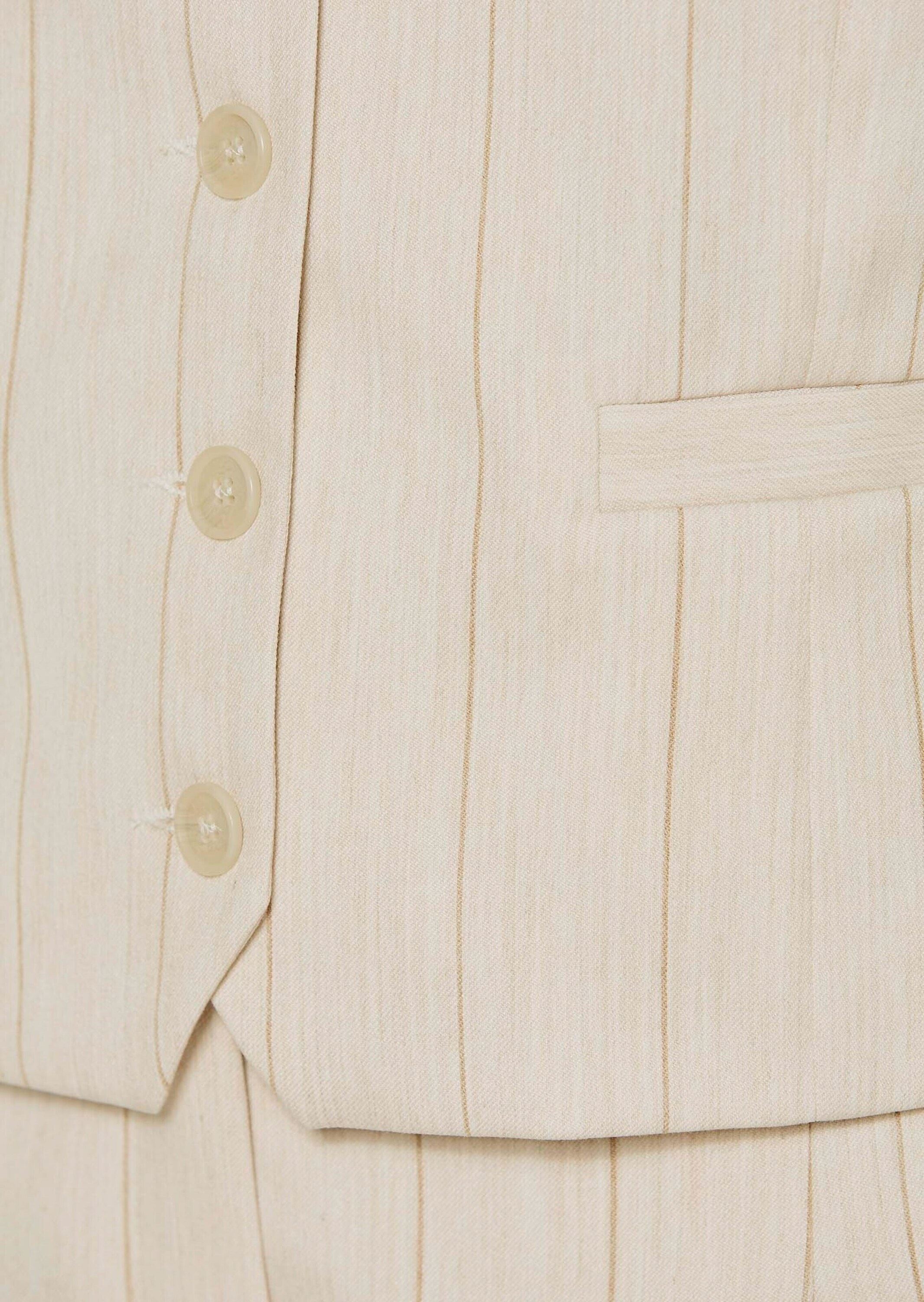 MADELEINE Kurzweste »Weste Elegante Nadelstreifen-Weste mit Knöpfen«