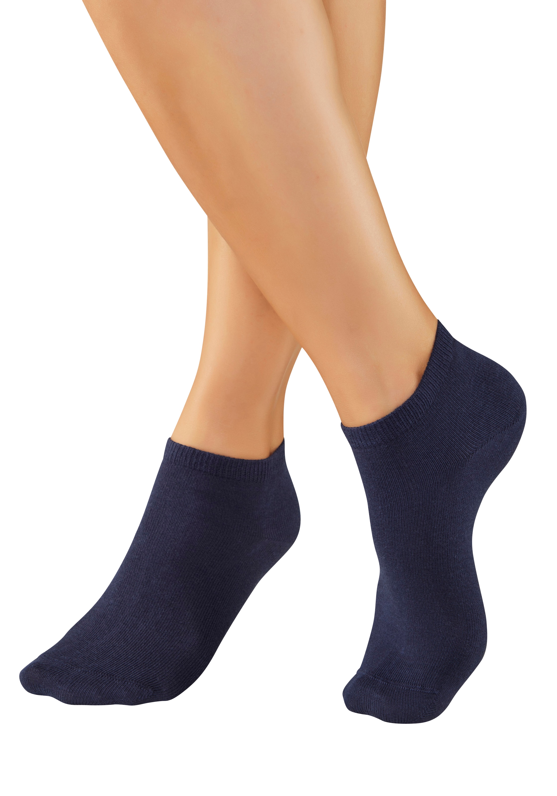 H.I.S Kurzsocken Packung, 10 Paar tlg. mit verstärkter Ferse und Spitze