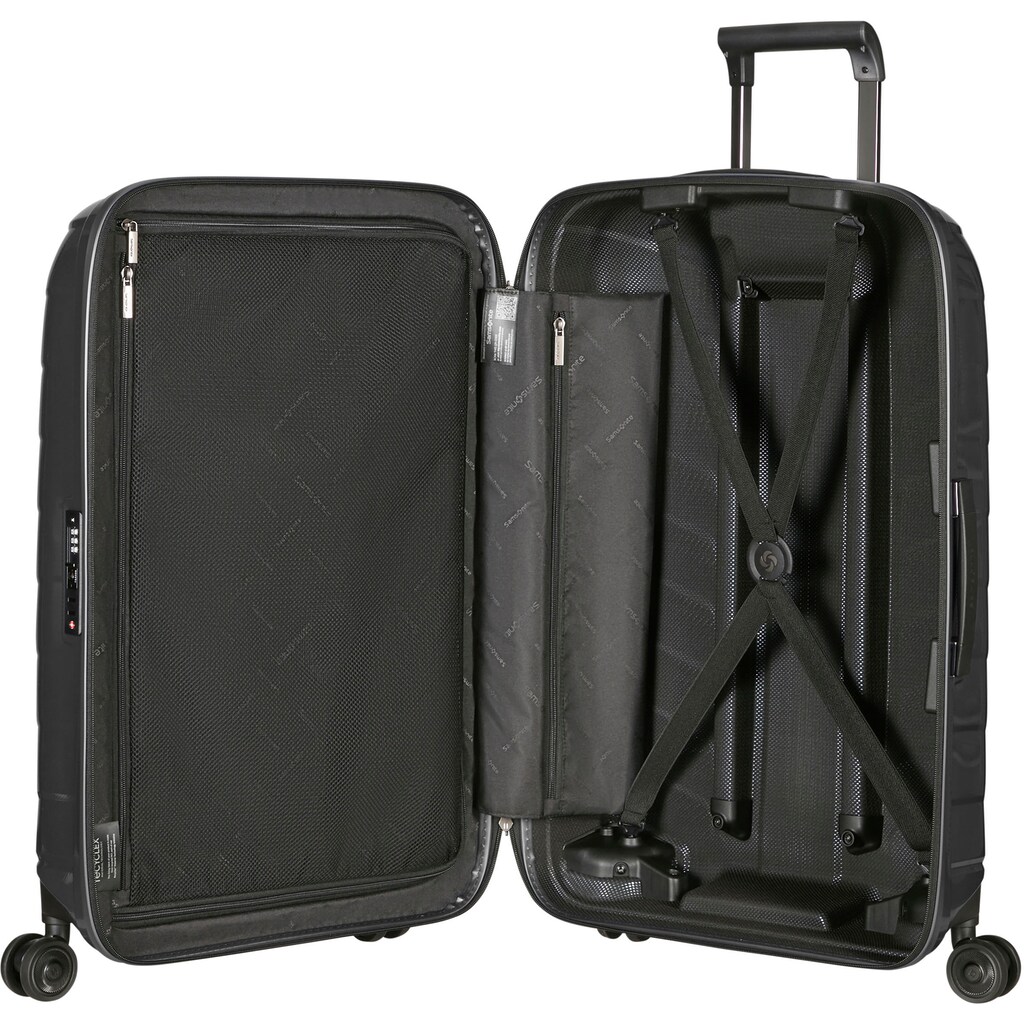 Samsonite Hartschalen-Trolley »Attrix, anthracite, 75 cm«, 4 Rollen