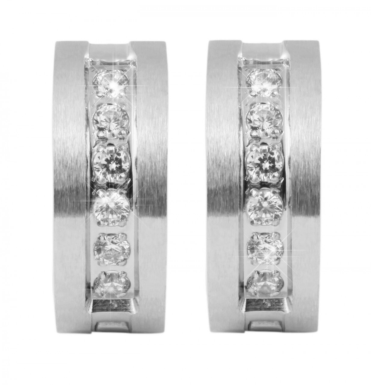 Adelia´s Paar Creolen »Damen Creolen aus Edelstahl Ø 9 mm«