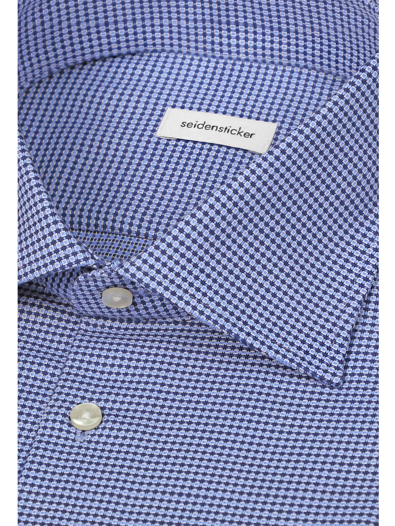 seidensticker Businesshemd »Schwarze Rose« Regular 1/1 Kentkragen Struktur
