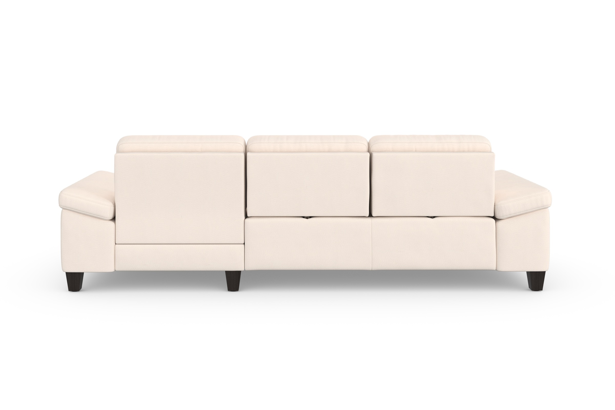 sit&more Ecksofa »Westham L-Form«, Recamiere, mit oder ohne Bettfunktion, Bettkasten, Füße wengefarben