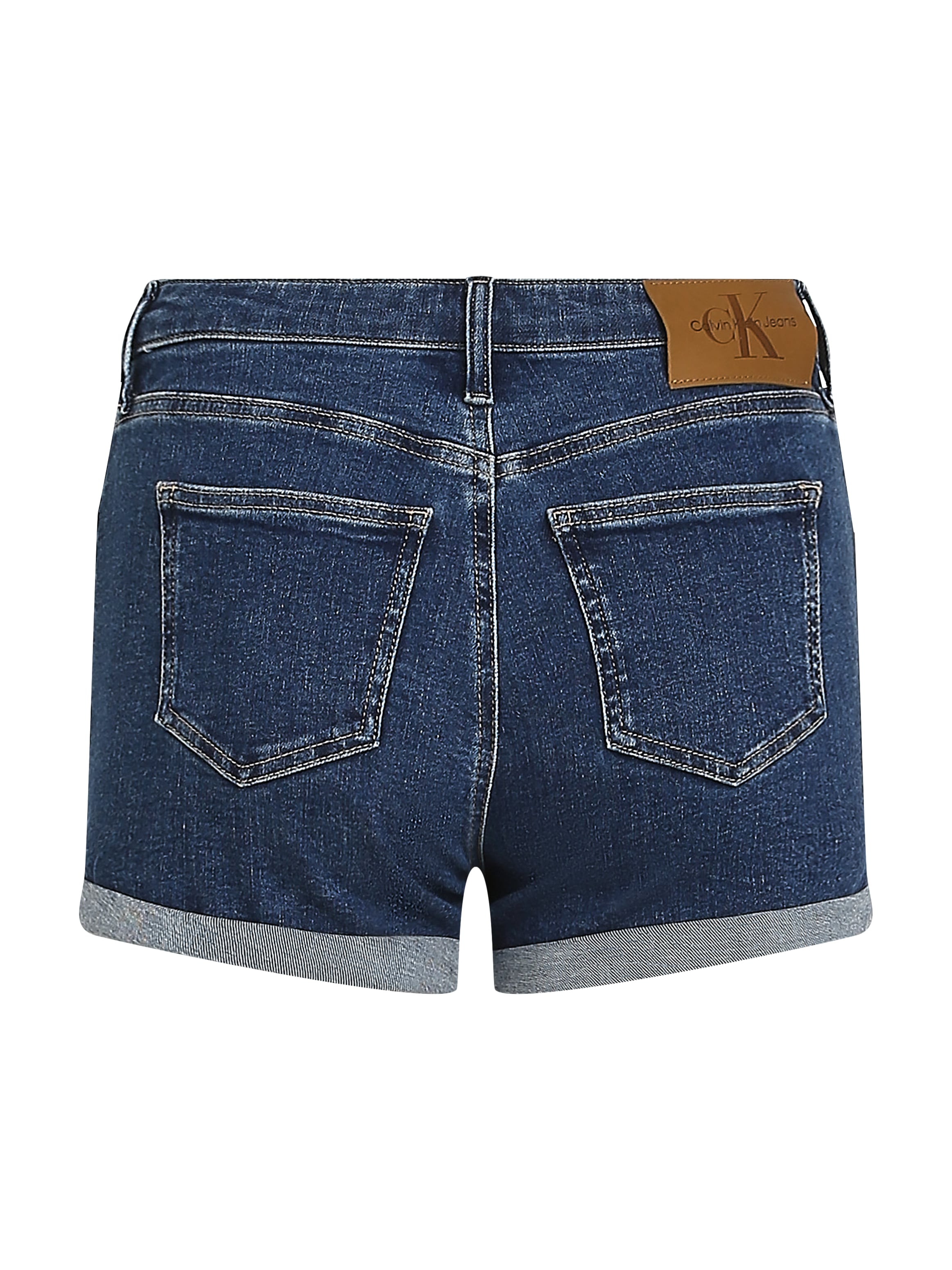 Calvin Klein Jeans Shorts »MID RISE SHORT«, mit Umschlagsaum