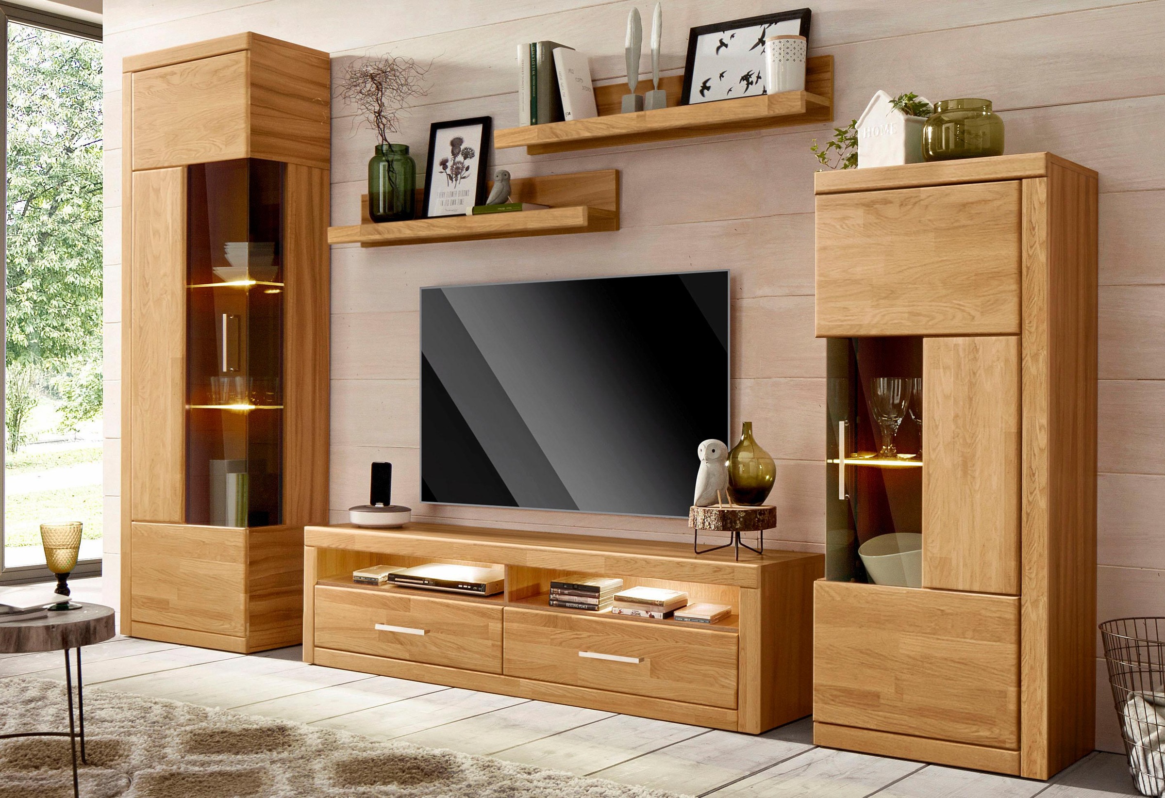 OTTO home Wohnwand "Ribe Wohnwand Set-5 St." Set, 5 Stk. tlg. günstig online kaufen