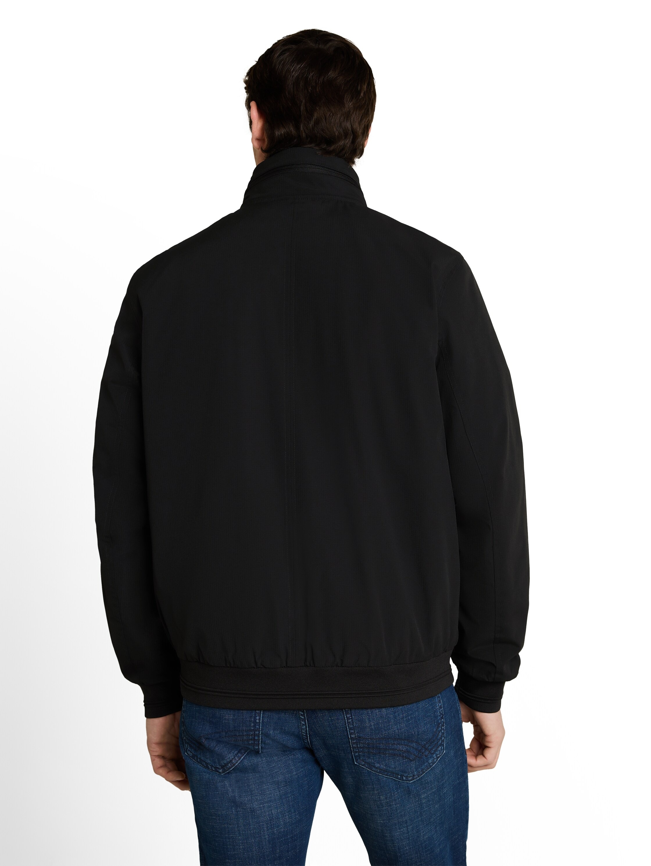 TOM TAILOR Blouson ohne Kapuze Sweatjacke mit Reißverschluss