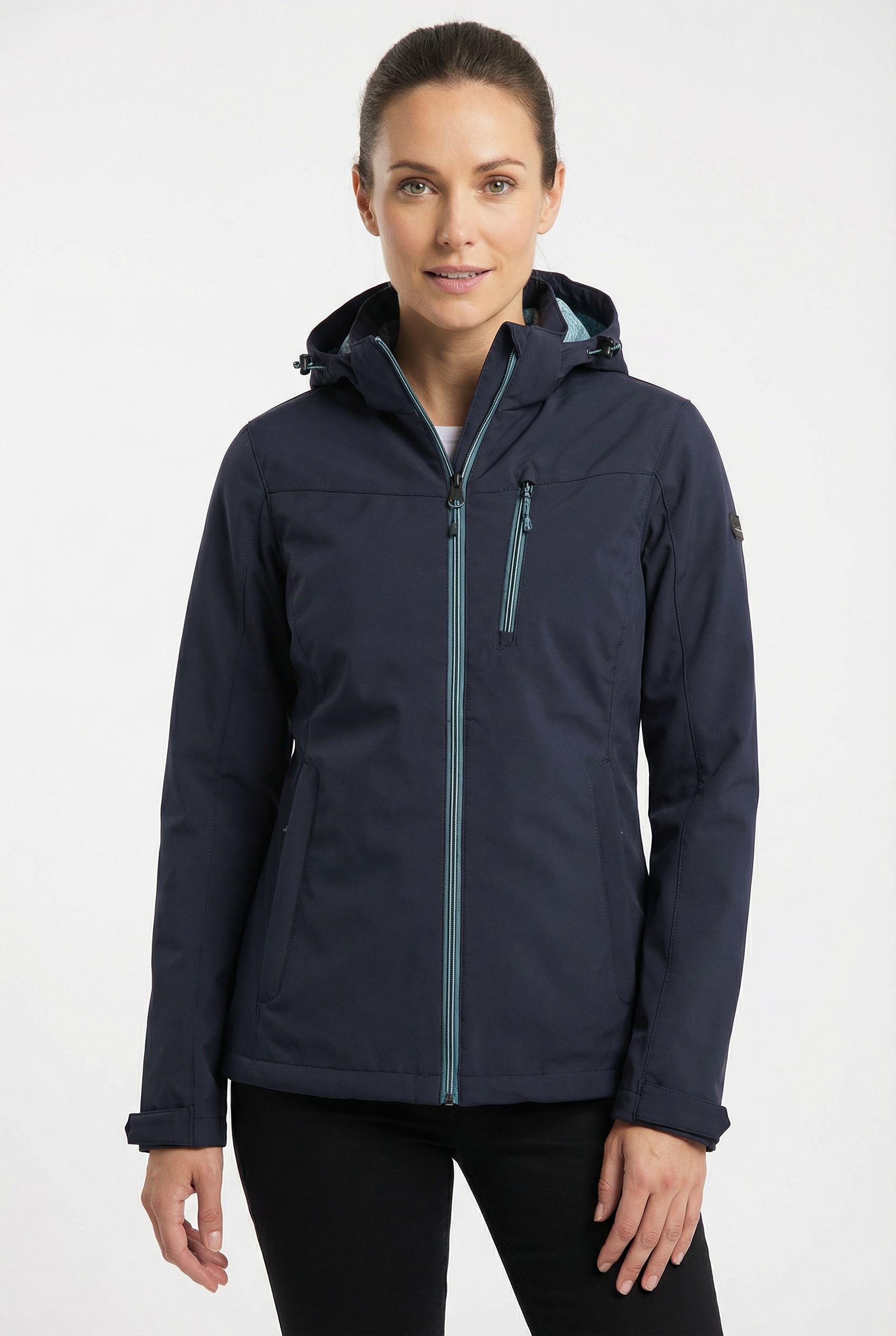 Killtec Softshelljacke "KOS 89 WMN SFTSHLL JCKT" wasserdicht, winddicht, atmungsaktiv, mit Kapuze