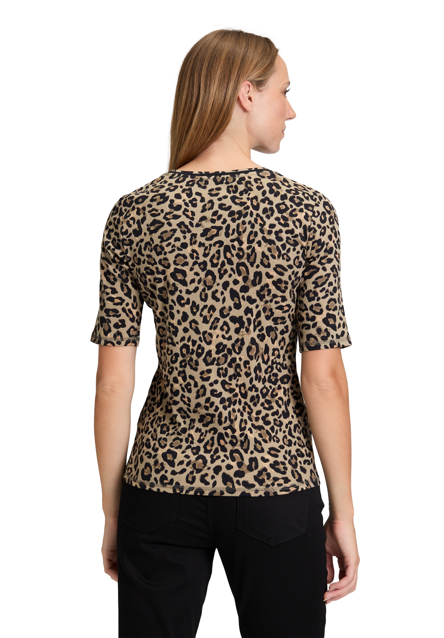 Betty Barclay Kurzarmshirt »Betty Barclay Damen Basic Shirt mit Rippenstruktur«, (1 tlg.)
