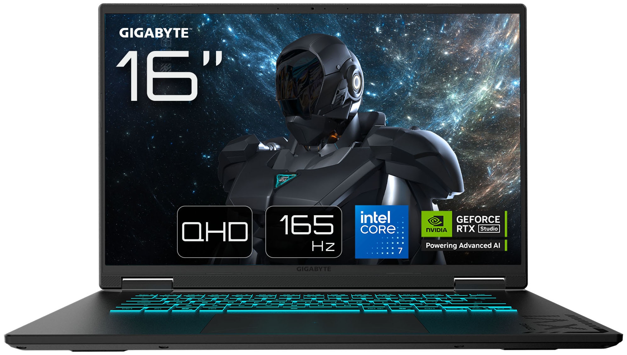 Gigabyte Gaming-Notebook »GAMING A16 PRO DXHG4DECC4SH« 40,64 cm / 16 ″ Intel Core 7 GeForce® RTX 5070 Ti 1.000 GB SSD