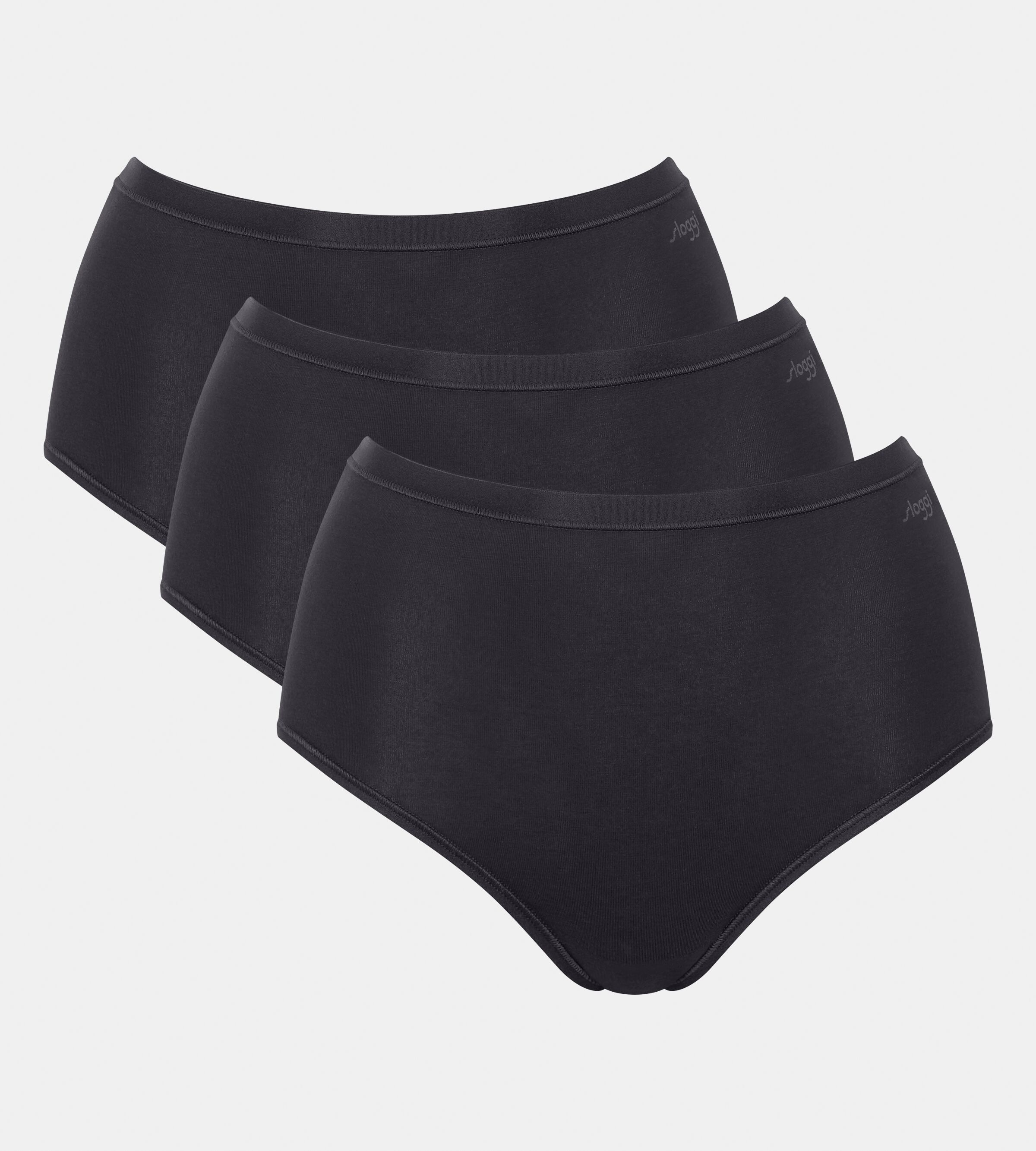 sloggi Slip "GO Daily Cotton Highwaist 3P", (3er Pack), glanzeffekt Details günstig online kaufen