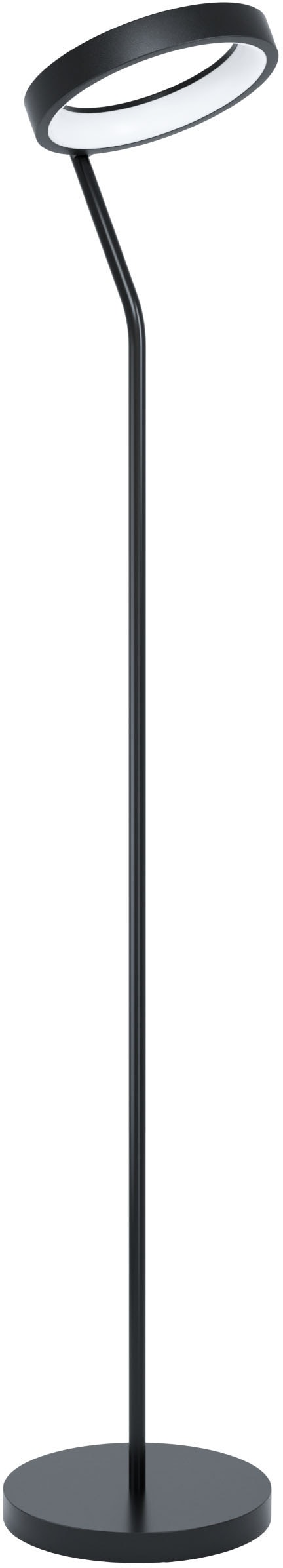 EGLO Stehlampe »MARGHERA-Z«, Stehleuchte in schwarz aus Stahl - 4X4W - warmweiß - kaltweiß