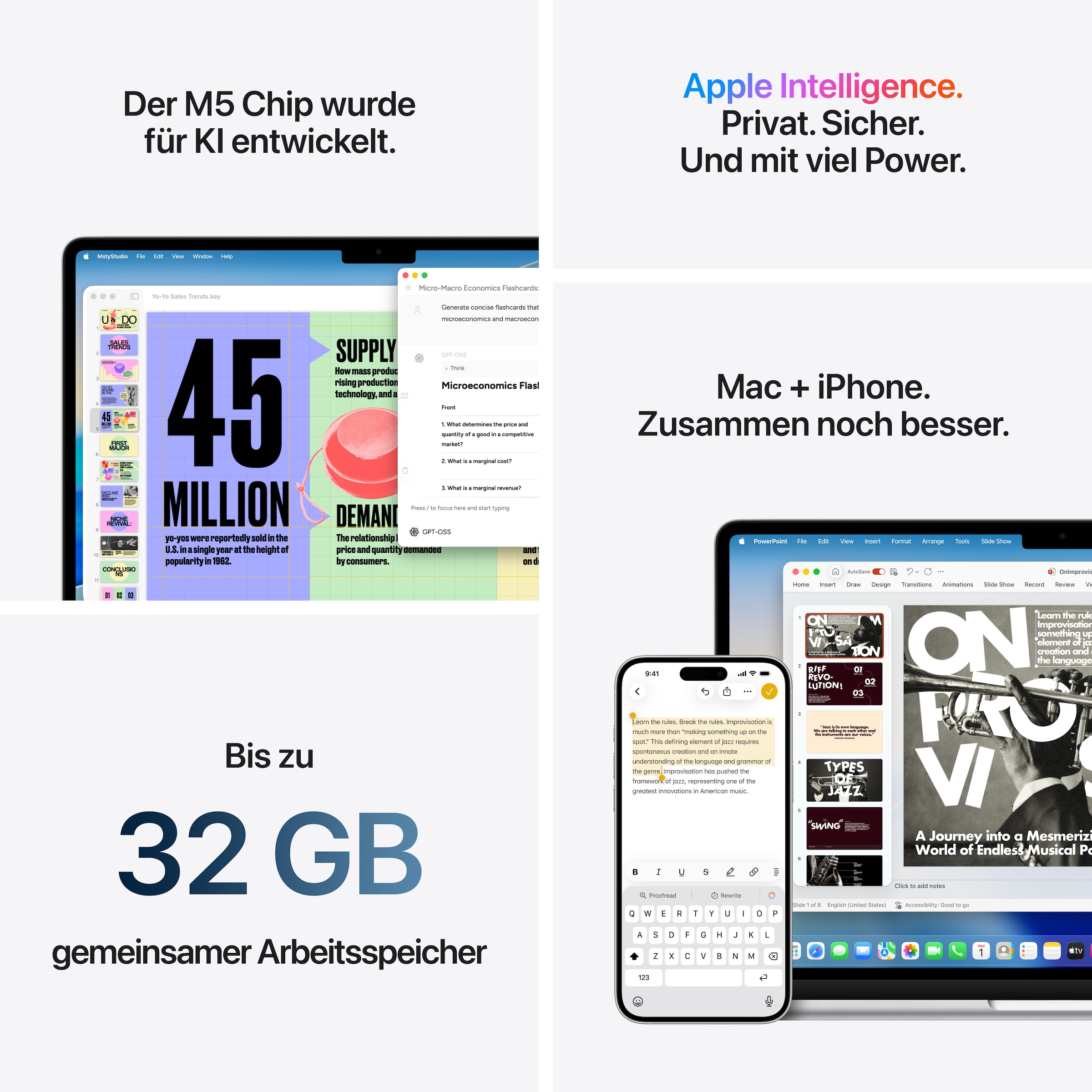 Apple Notebook »MacBook Air 13" CTO« 34,46 cm / 13,6 ″ Apple M5 10-Core GPU 1.000 GB SSD