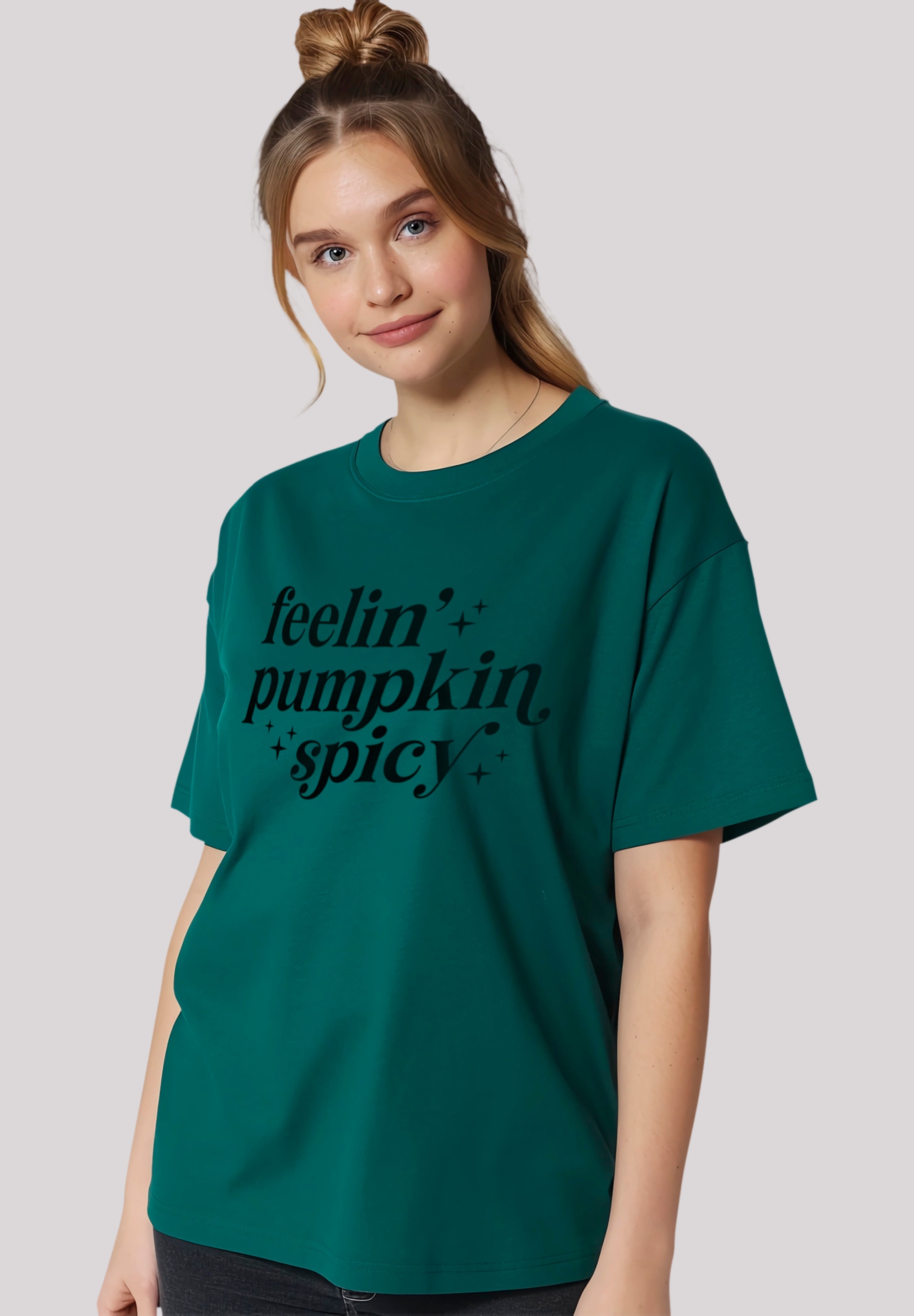 T-Shirt »Feelin pumpkin spicy«, Premium Qualität, Unisex Schnitt