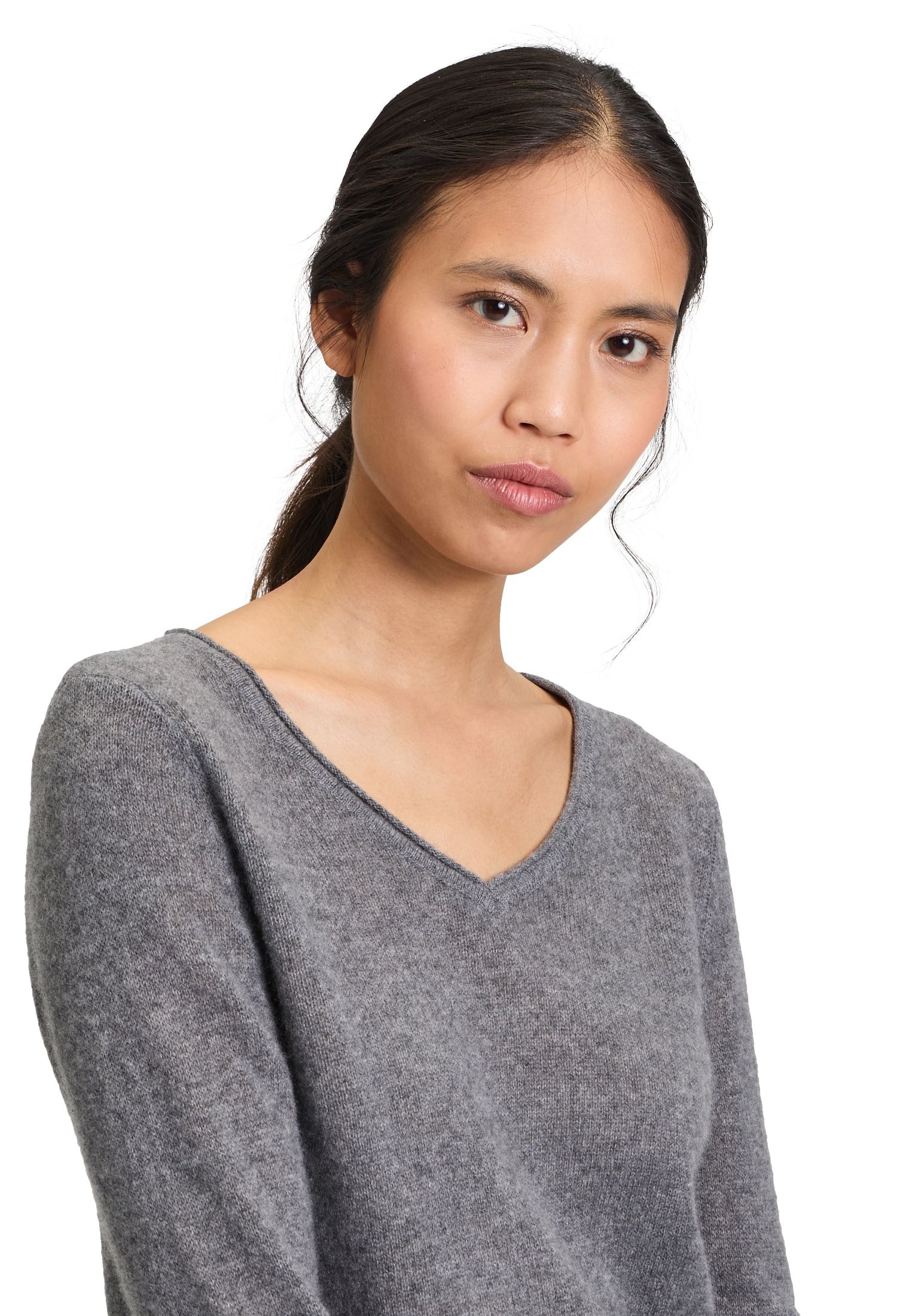 Betty Barclay Strickpullover »Betty Barclay Damen Kaschmir-Pullover mit V-Ausschnitt«, (1 tlg.), Strick
