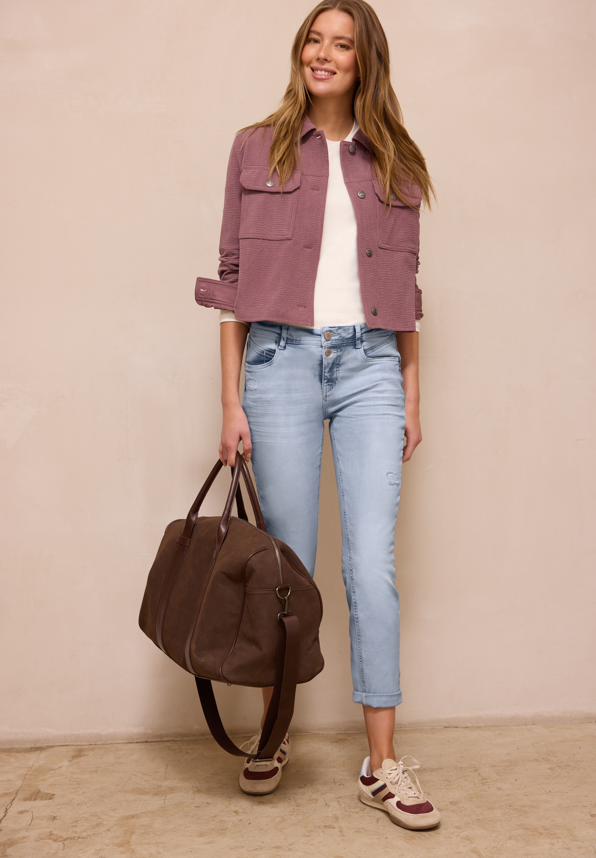 STREET ONE STUDIO Comfort-fit-Jeans Middle Waist