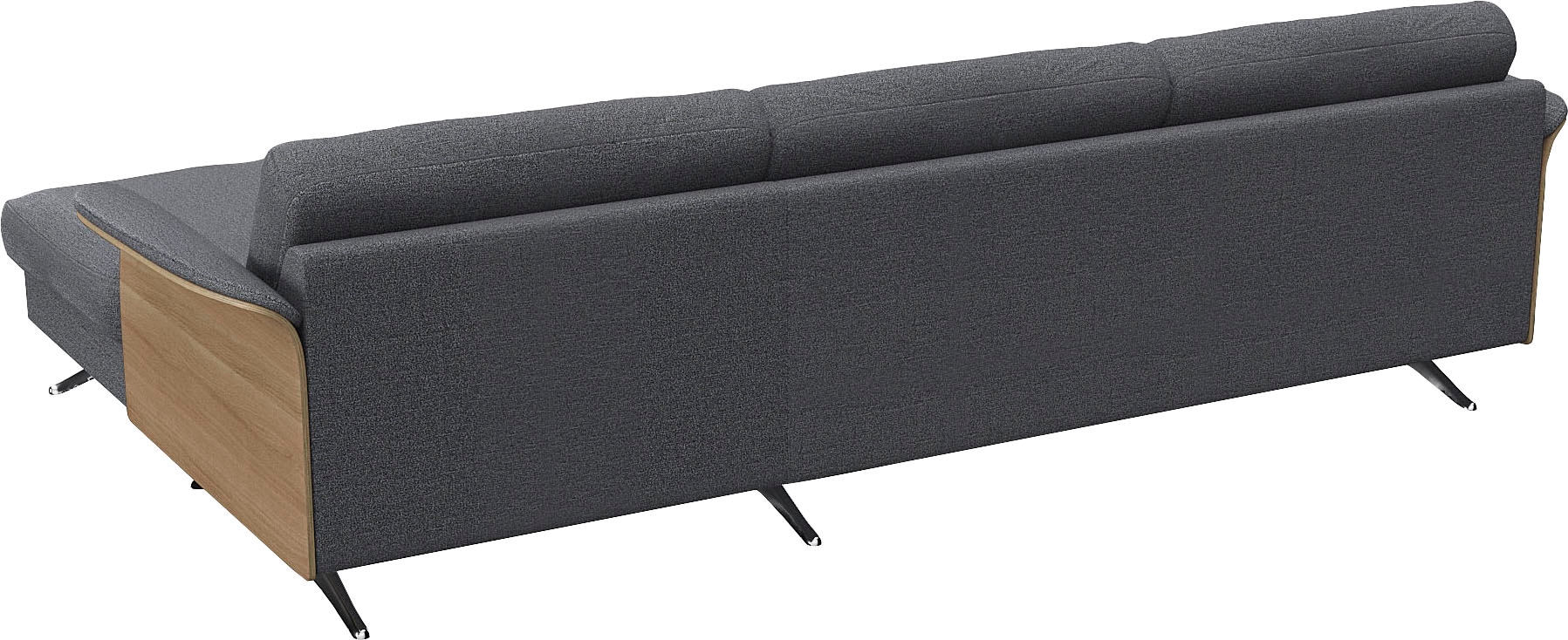 FLEXLUX Ecksofa »Glow bequem und komfortabel durch hochwertigen Sitzaufbau, L-Form« Modernes skandinavisches Design