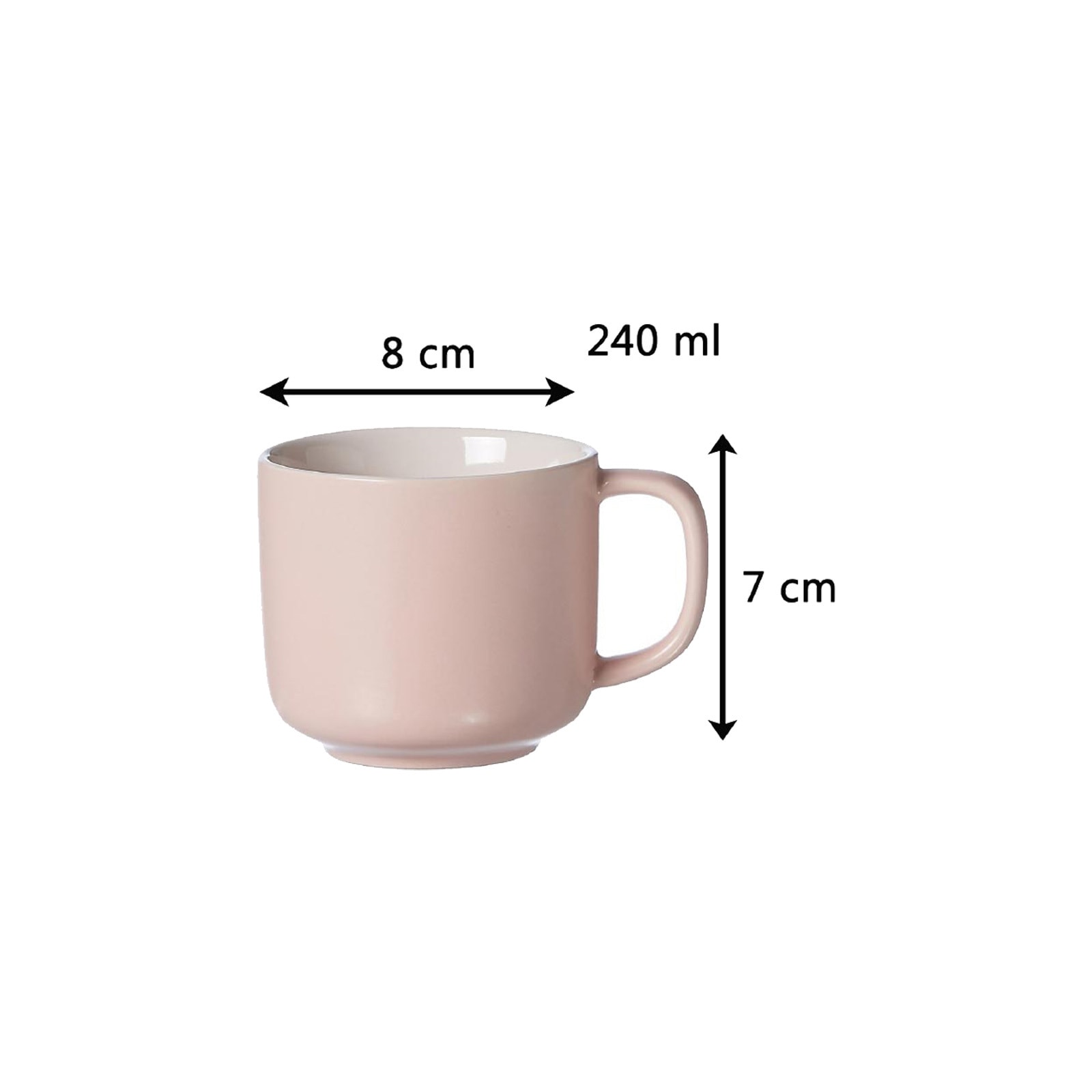 Ritzenhoff & Breker Tasse »Kaffeetasse mit Untertasse Jasper 240 ml«