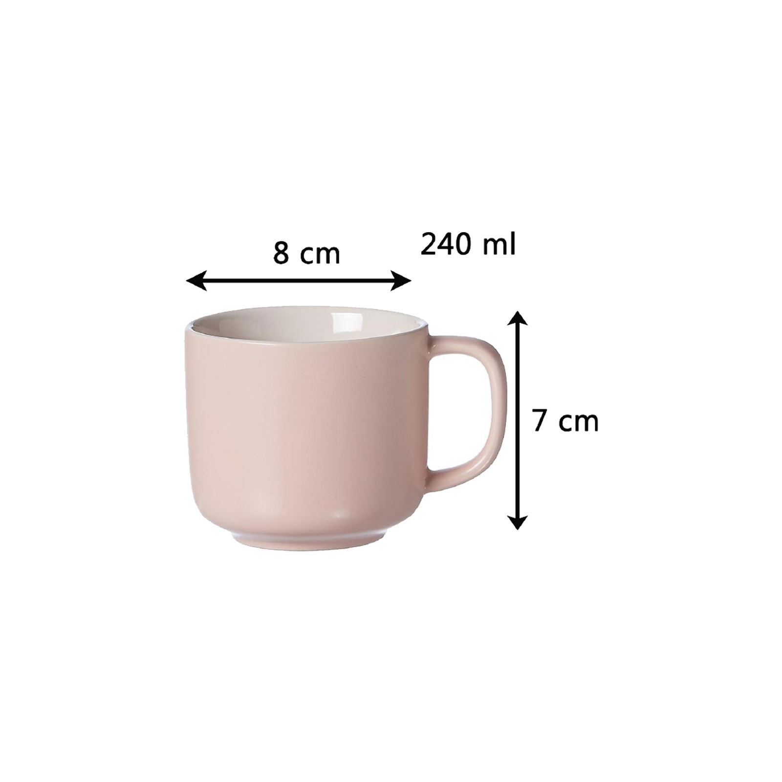 Ritzenhoff & Breker Tasse "Kaffeetasse mit Untertasse Jasper 240 ml" günstig online kaufen