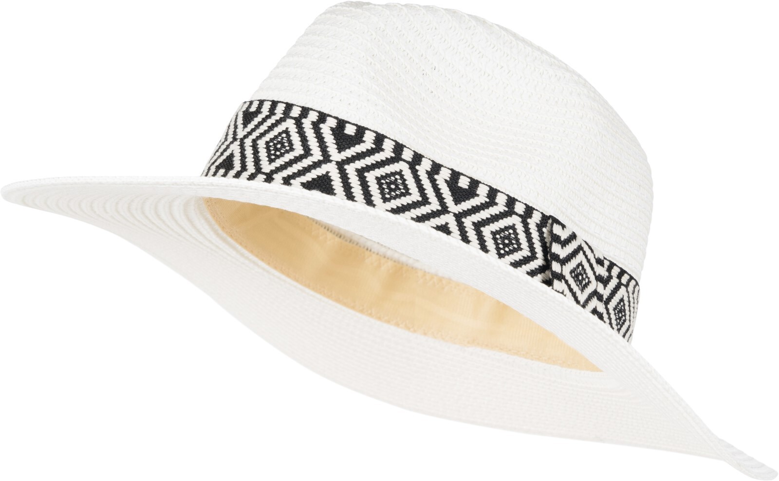 styleBREAKER Sonnenhut "Panama Strohhut Hutband Azteken Muster" 1 Stk.