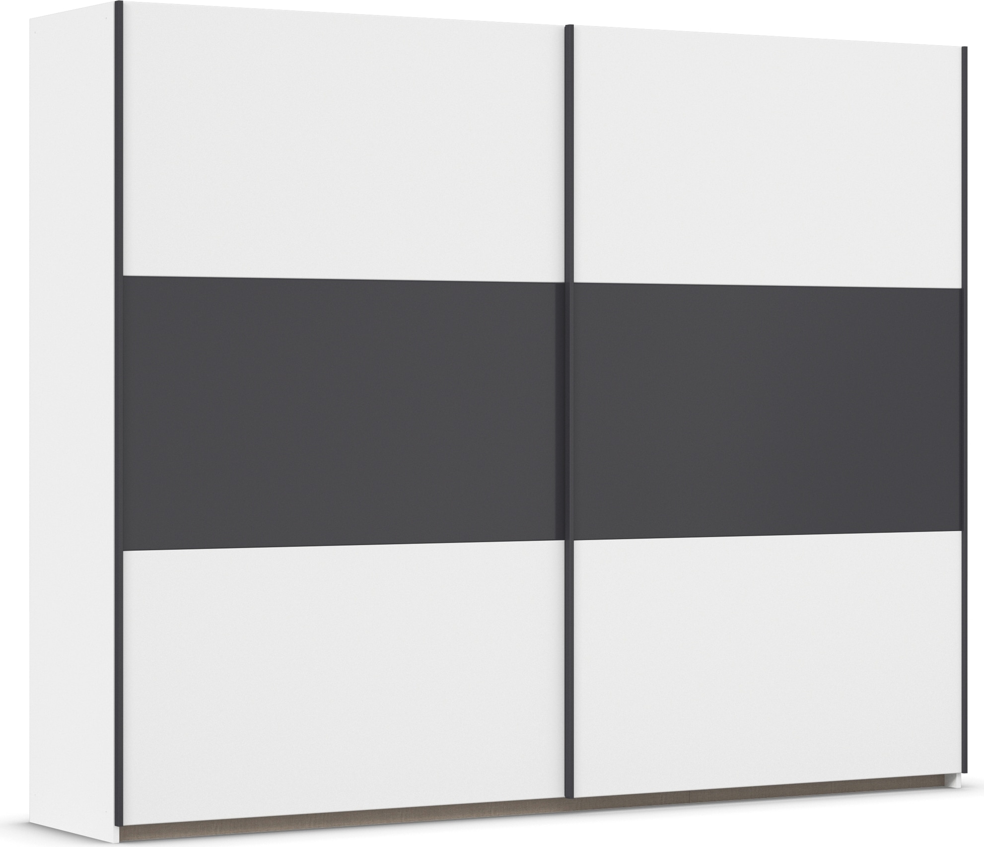 rauch Schwebetürenschrank "Kleiderschrank Schrank Garderobe Garderobenschrank Wäscheschrank NEO" 3 verschiedene Ausstattungen BASIC/CLASSIC/PREMIUM (inkl. SOFT-CLOSE), mit großzügigem Stauraum und vielfältigen Farbkombinationen