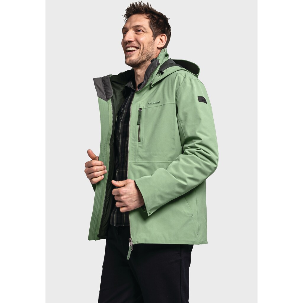 Schöffel Doppeljacke »3in1 Jacket Krakau M«, mit Kapuze