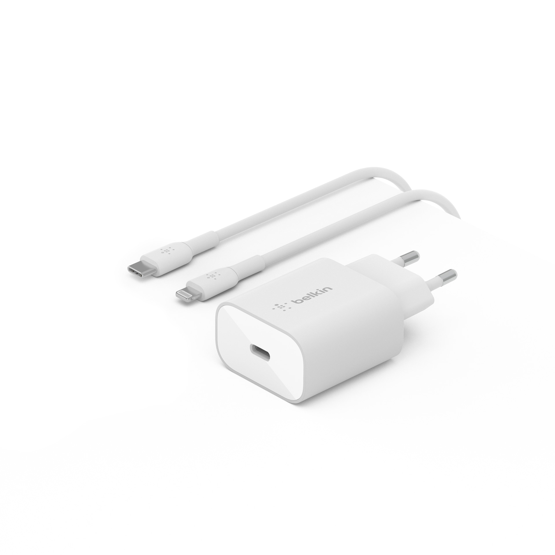 Belkin USB-Ladegerät »25W USB-C Ladegerät PowerDelivery, light. Kabel 1m«